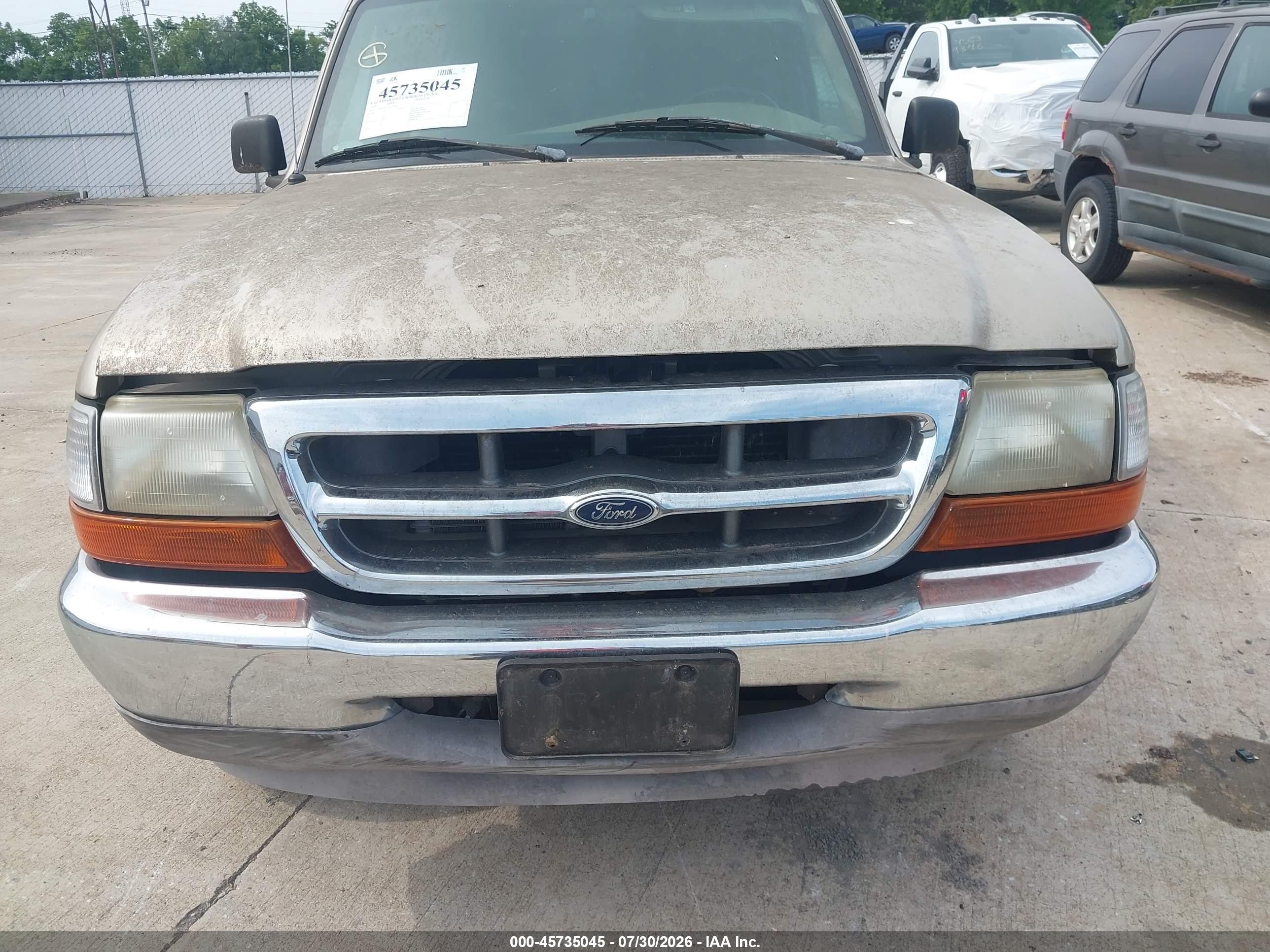 1999 Ford Ranger Xl/xlt Gold vin: 1FTYR14V5XTA21696