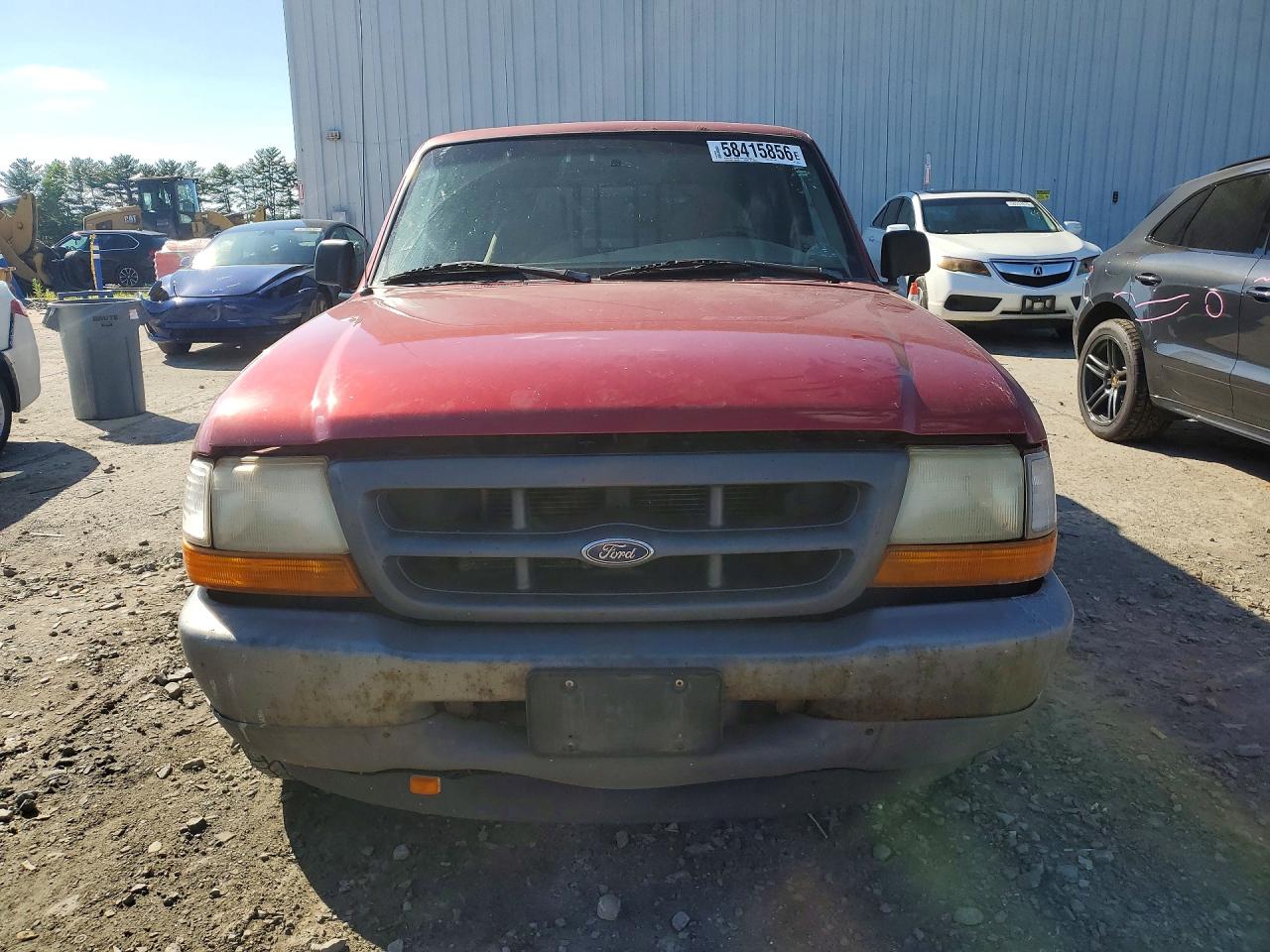 1999 Ford Ranger Super Cab Red vin: 1FTYR14V5XTA92056