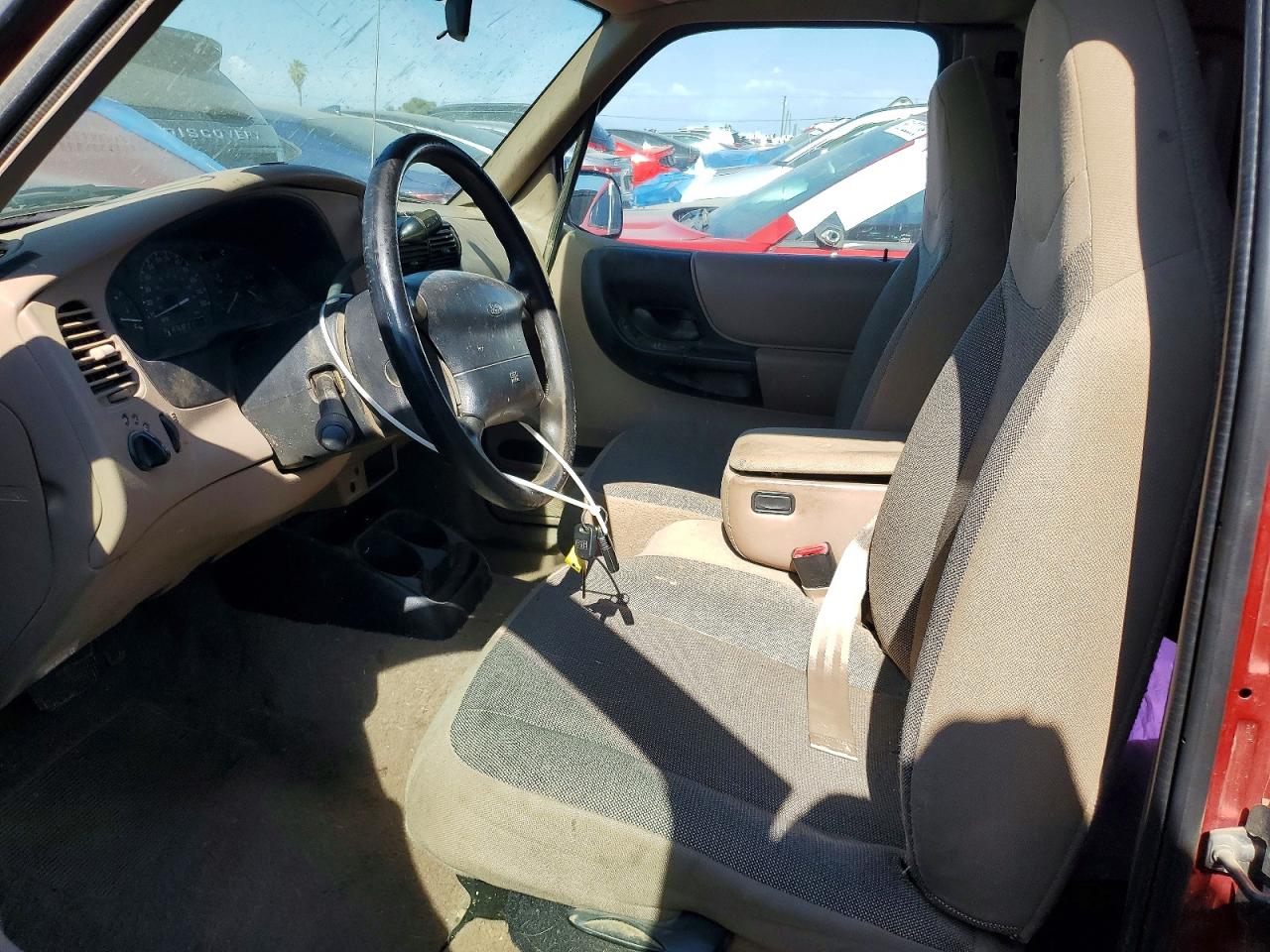 2000 Ford Ranger Super Cab Red vin: 1FTYR14V5YPA79544