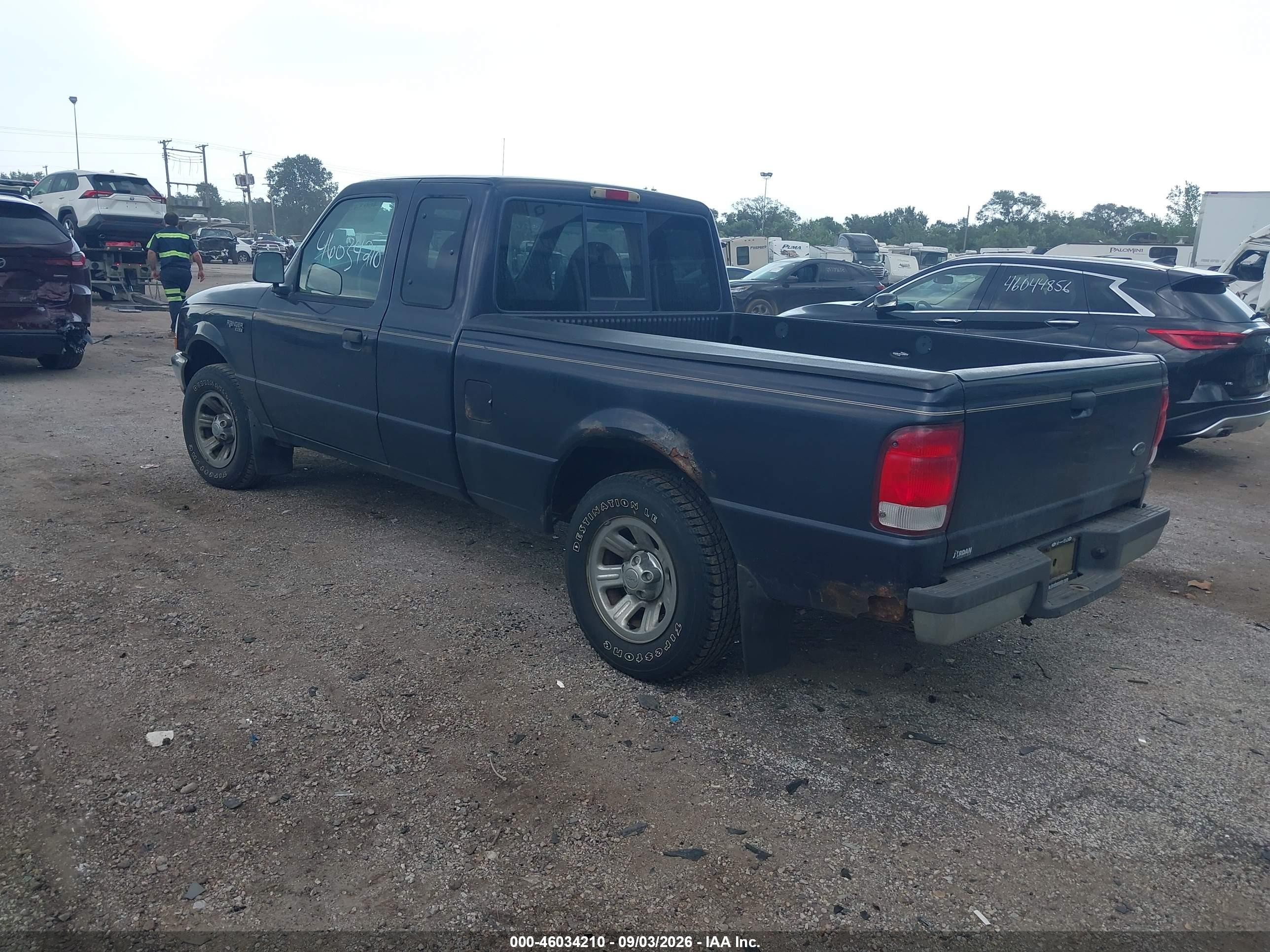 2000 Ford Ranger Xl/xlt Синий vin: 1FTYR14V5YPB84570