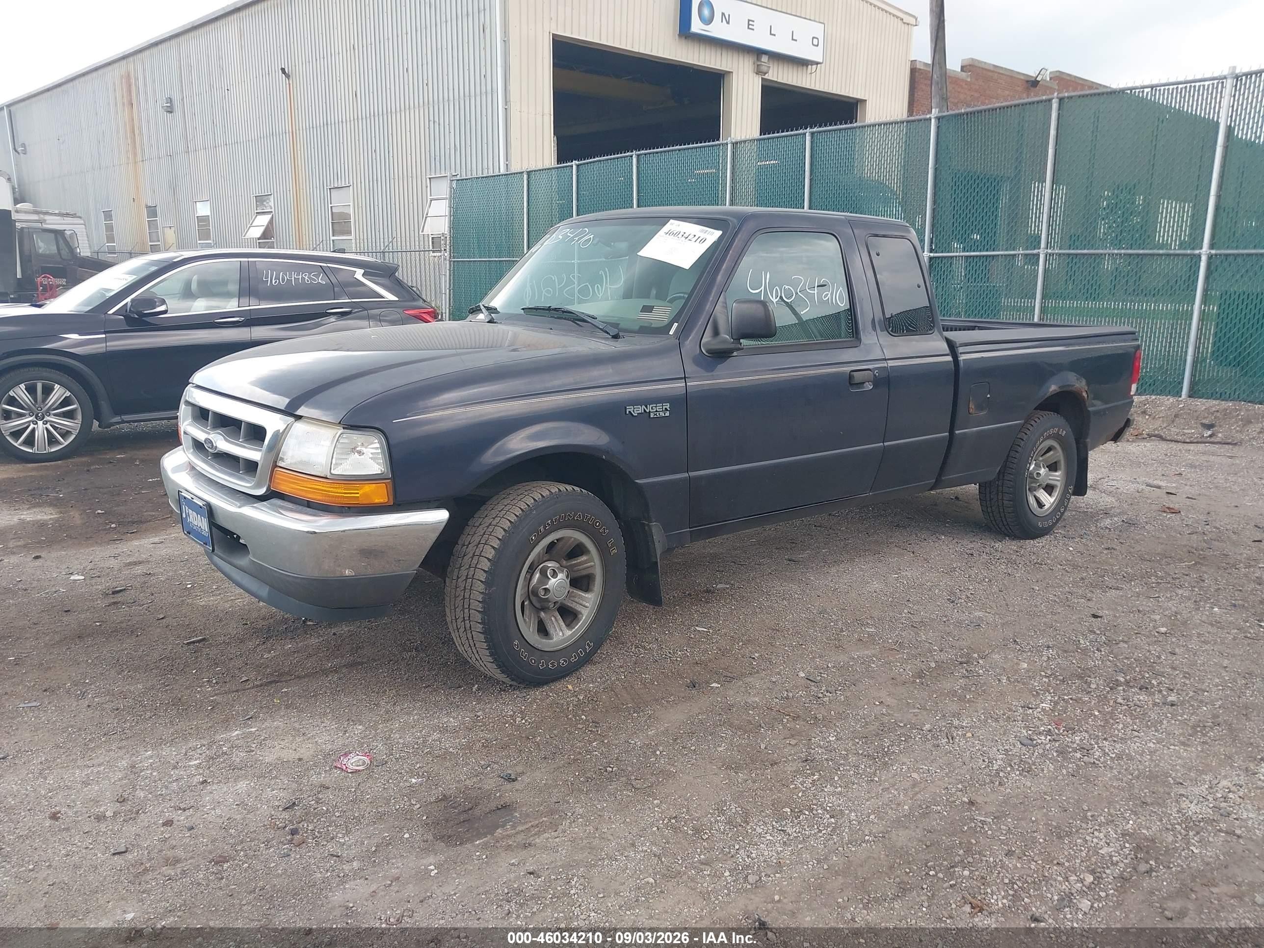 2000 Ford Ranger Xl/xlt Синий vin: 1FTYR14V5YPB84570