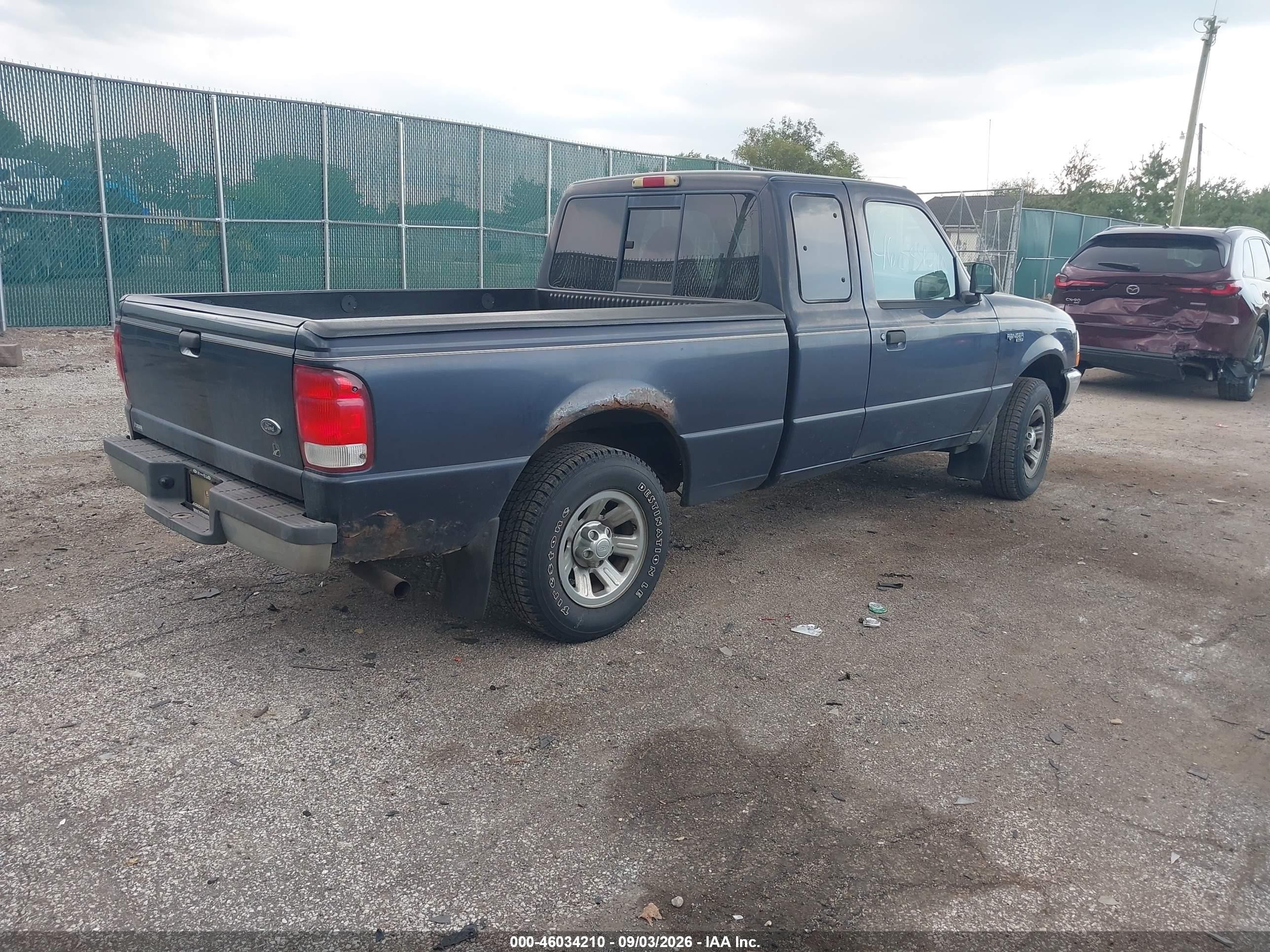 2000 Ford Ranger Xl/xlt Синий vin: 1FTYR14V5YPB84570