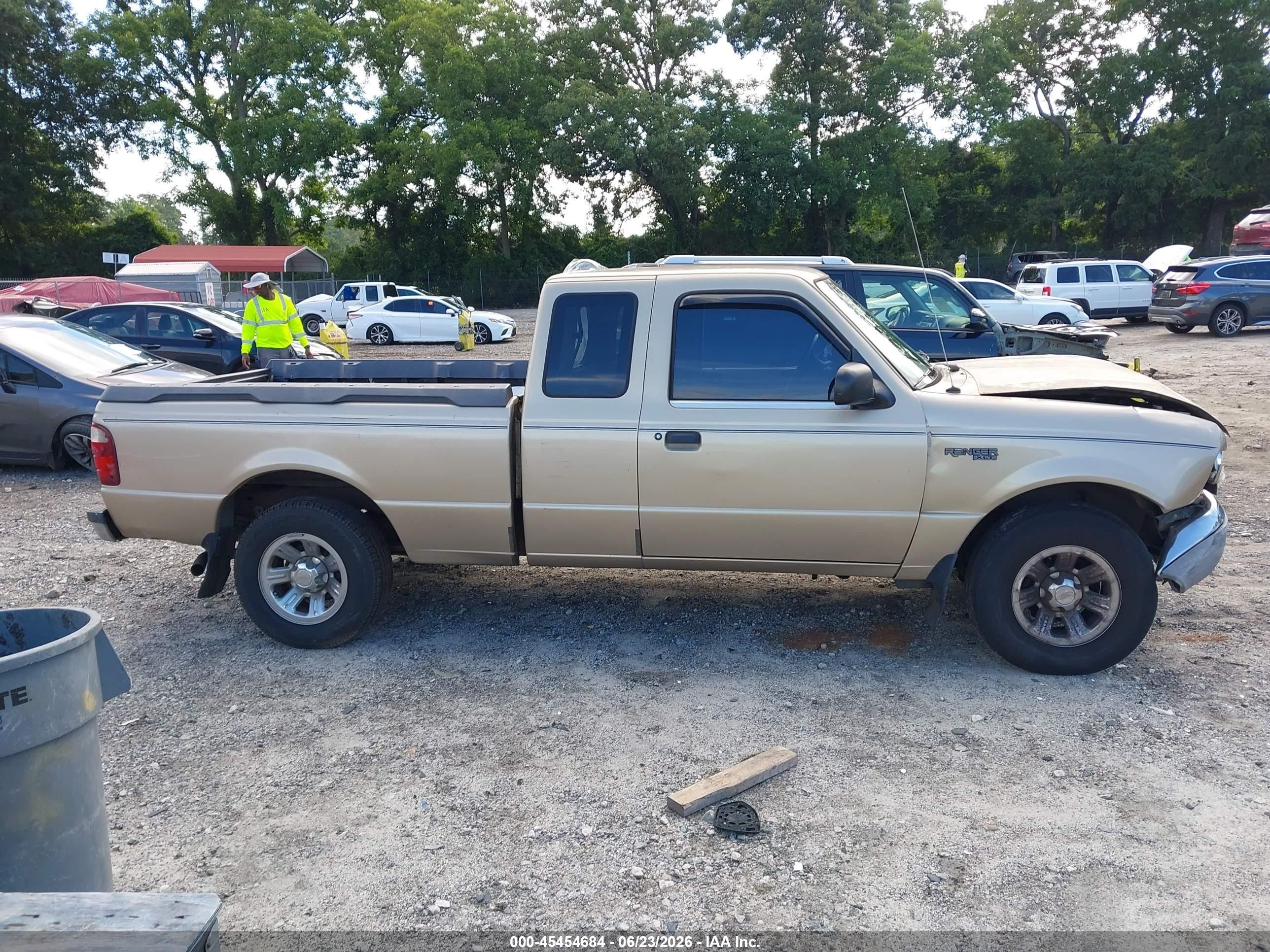 2001 Ford Ranger Edge/xl/xlt Champagne vin: 1FTYR14V61PB08233