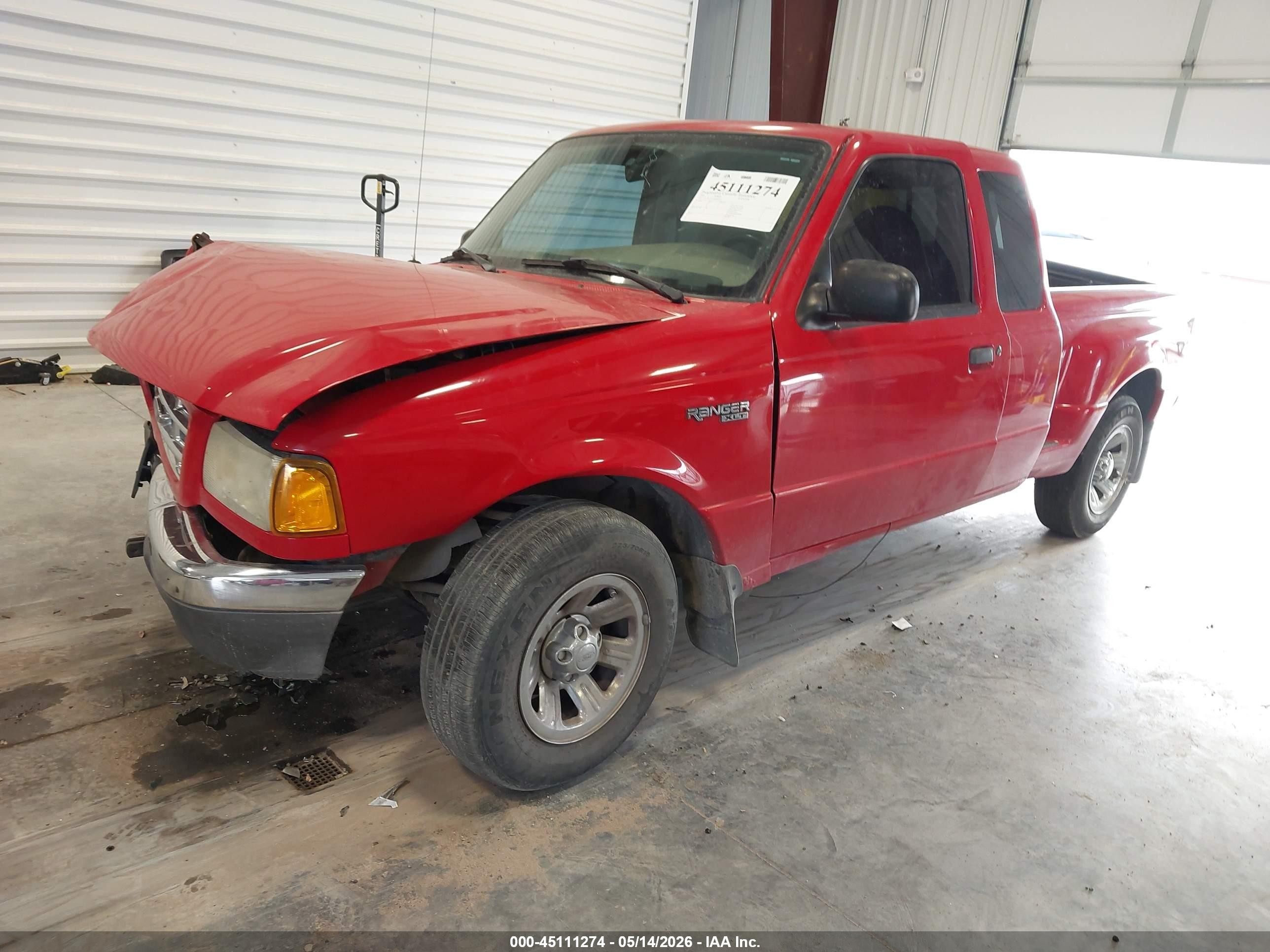 2001 Ford Ranger Edge/xl/xlt Red vin: 1FTYR14V61PB52569