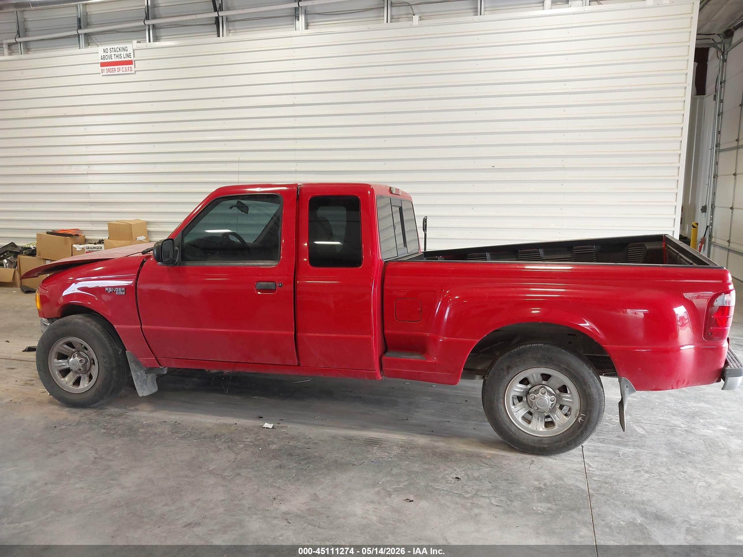 2001 Ford Ranger Edge/xl/xlt Red vin: 1FTYR14V61PB52569
