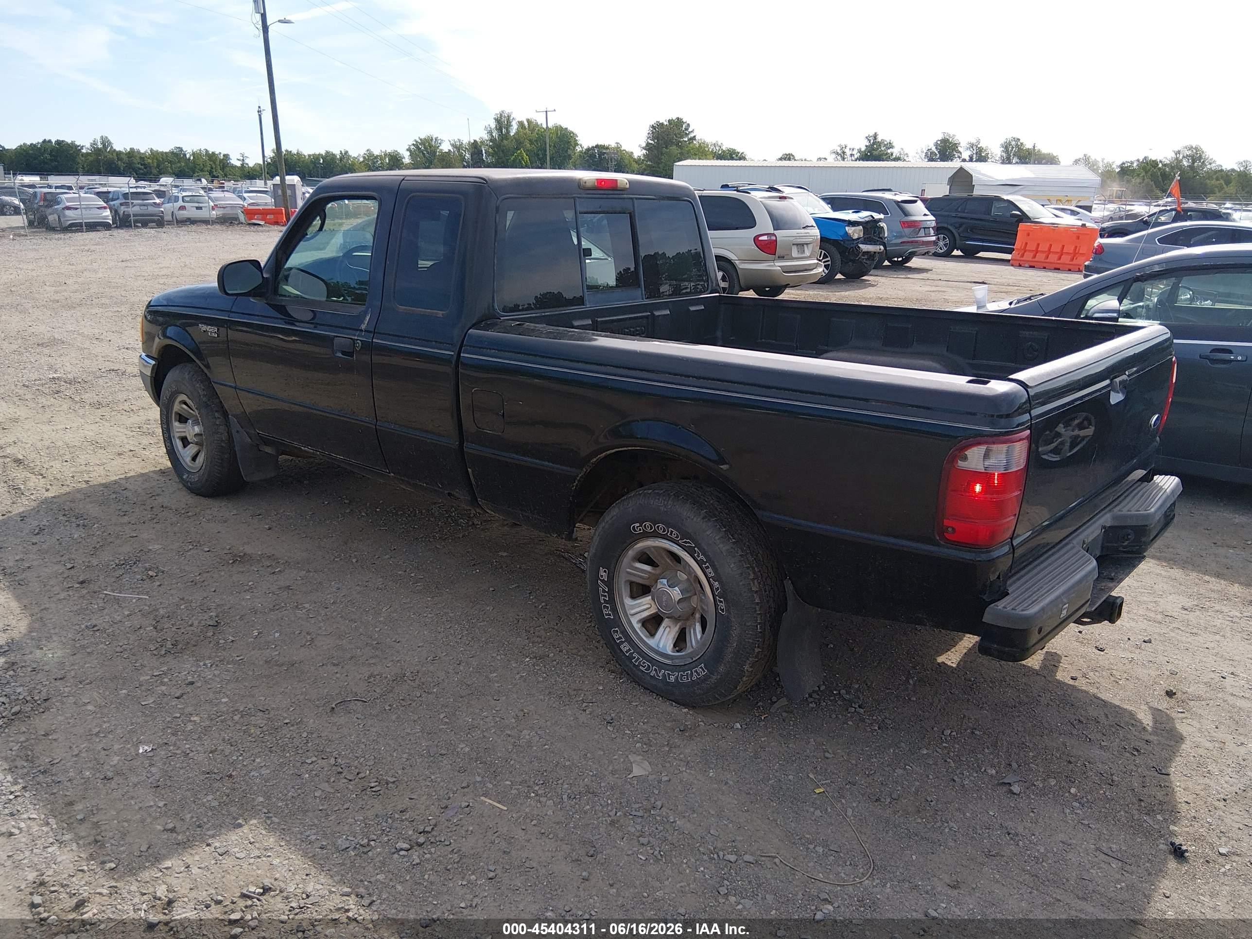 2003 Ford Ranger Edge/tremor/xl/xlt Black vin: 1FTYR14V63TA09289