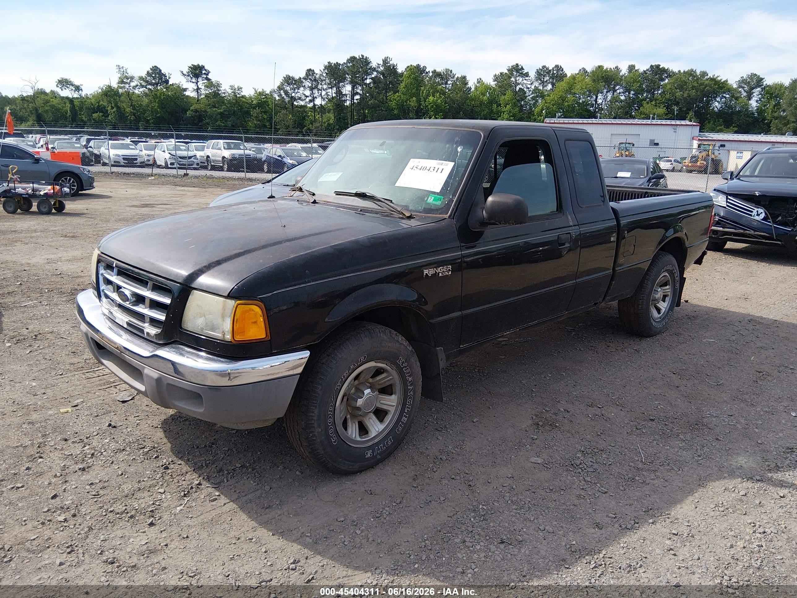 2003 Ford Ranger Edge/tremor/xl/xlt Black vin: 1FTYR14V63TA09289