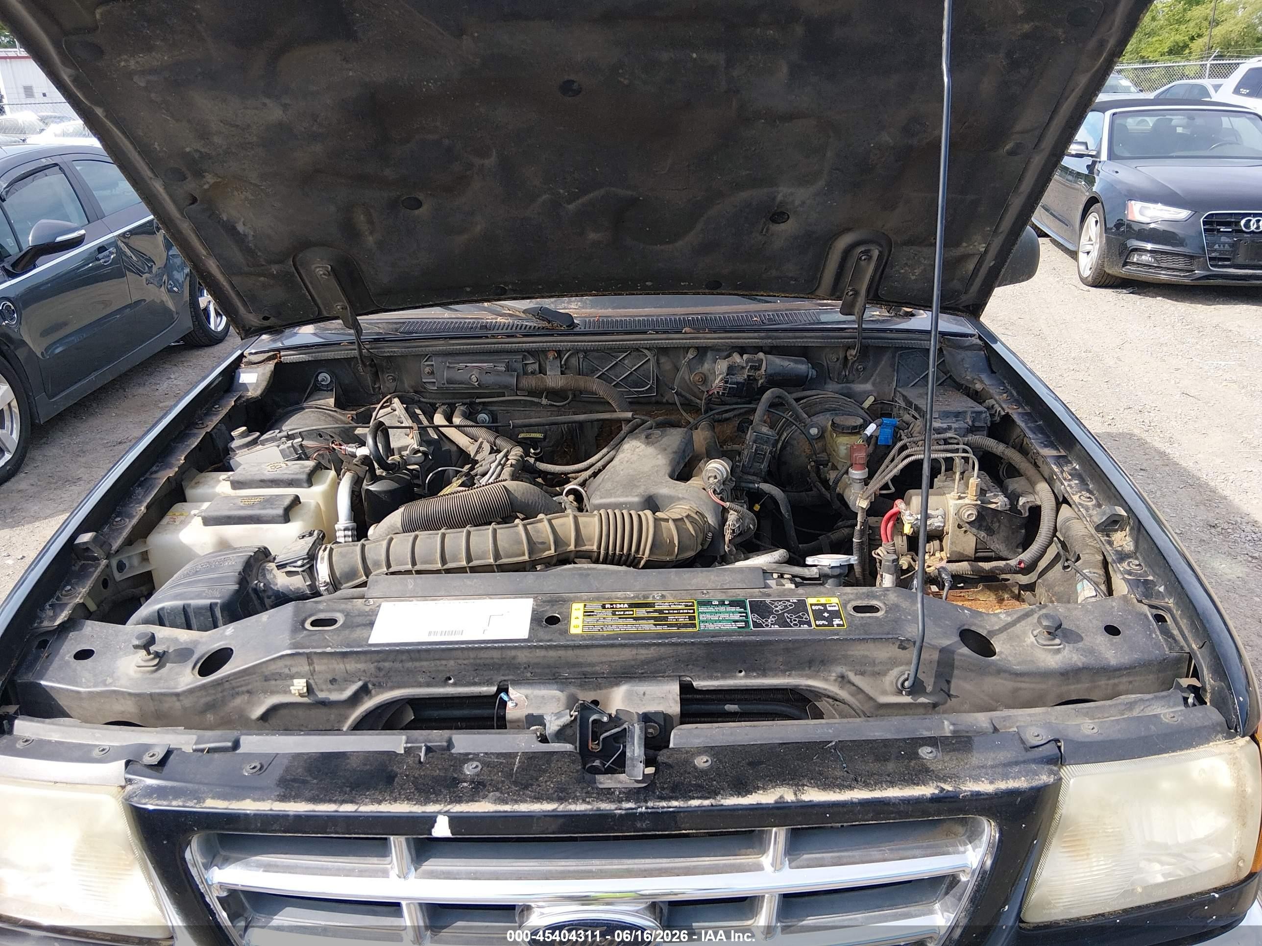 2003 Ford Ranger Edge/tremor/xl/xlt Black vin: 1FTYR14V63TA09289