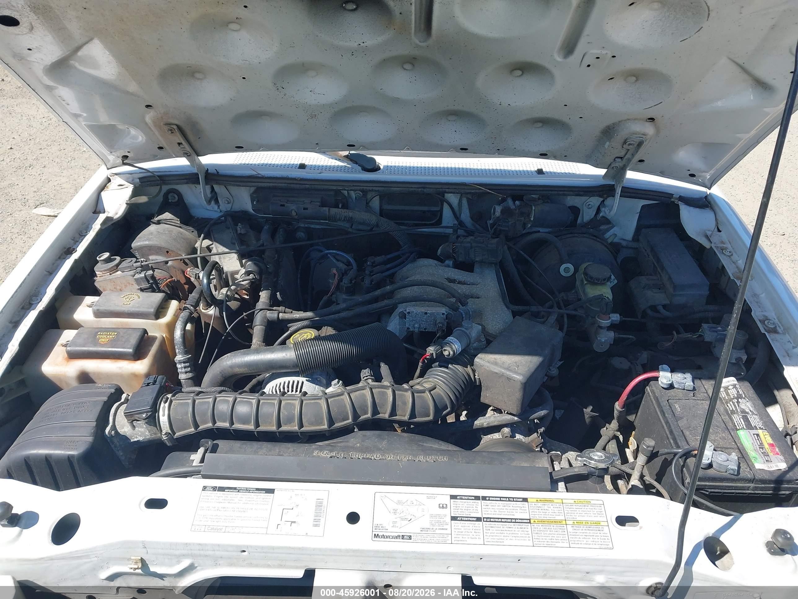 1999 Ford Ranger Xl/xlt Белый vin: 1FTYR14V6XPB04322