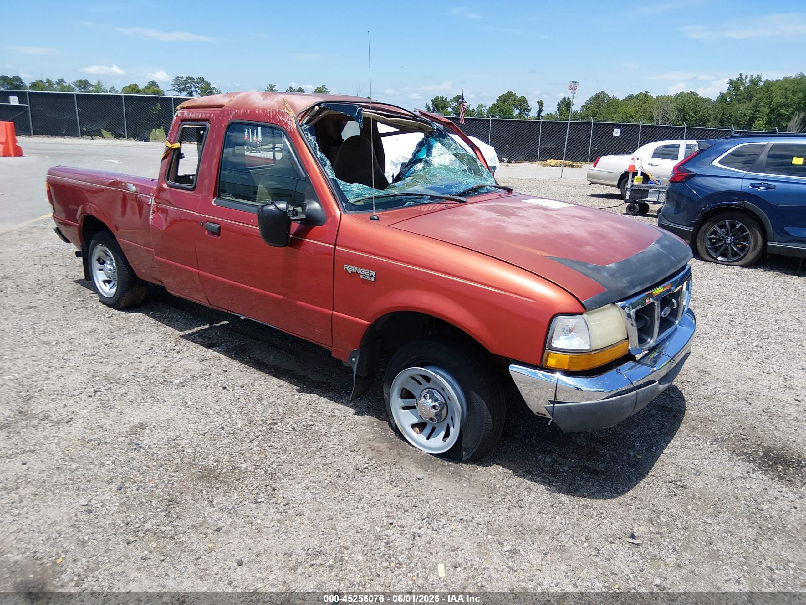 1999 Ford Ranger Xl/xlt Orange vin: 1FTYR14V6XTA38605