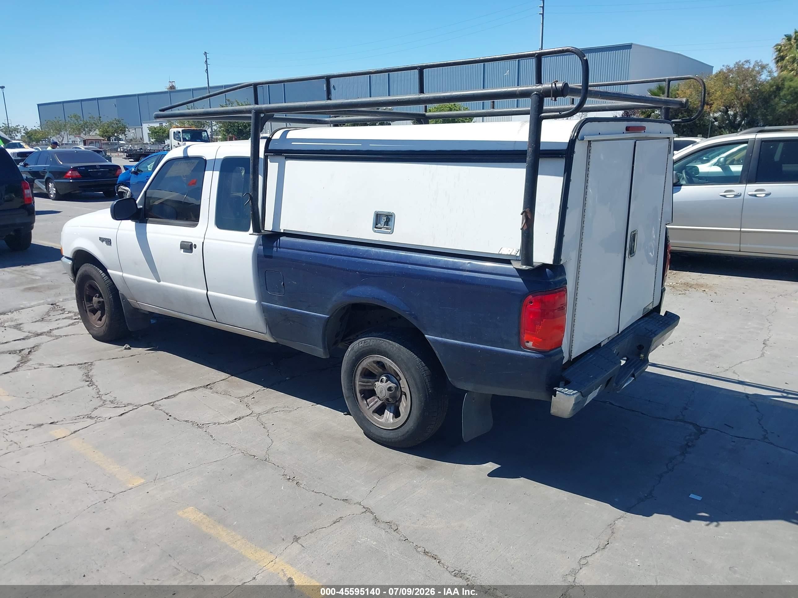 2000 Ford Ranger Xl/xlt White vin: 1FTYR14V6YPA96501