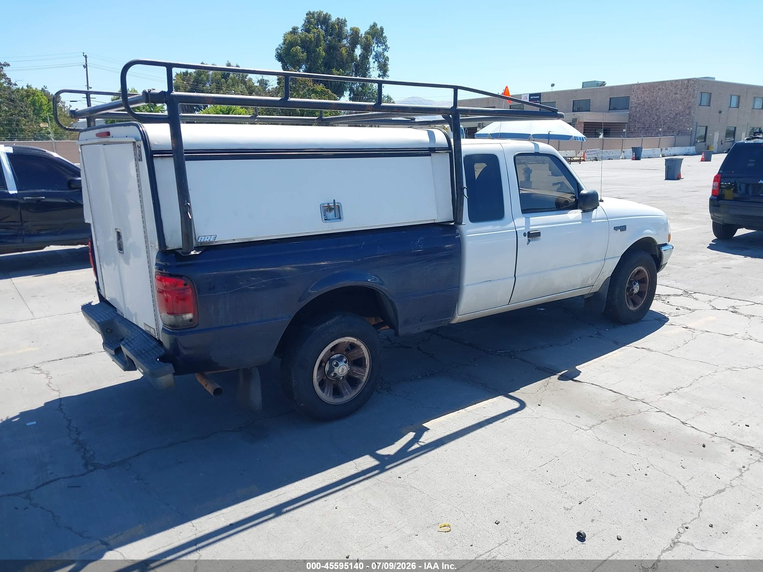 2000 Ford Ranger Xl/xlt White vin: 1FTYR14V6YPA96501