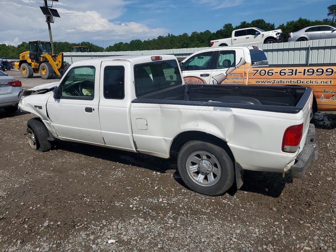 2000 Ford Ranger Super Cab White vin: 1FTYR14V6YPB53182