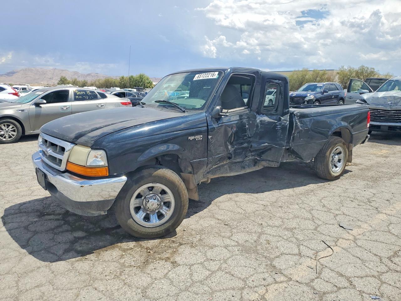2000 Ford Ranger Super Cab Black vin: 1FTYR14V6YPC12313