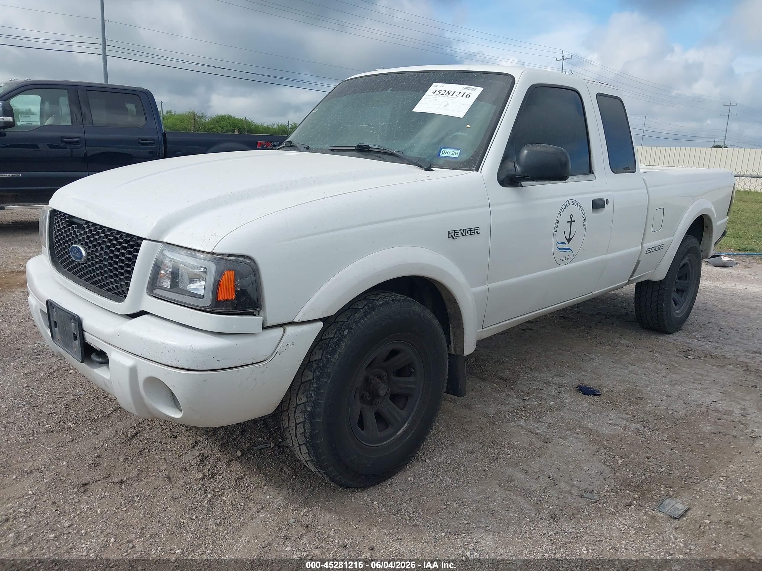 2001 Ford Ranger Edge/xl/xlt White vin: 1FTYR14V71PB19421