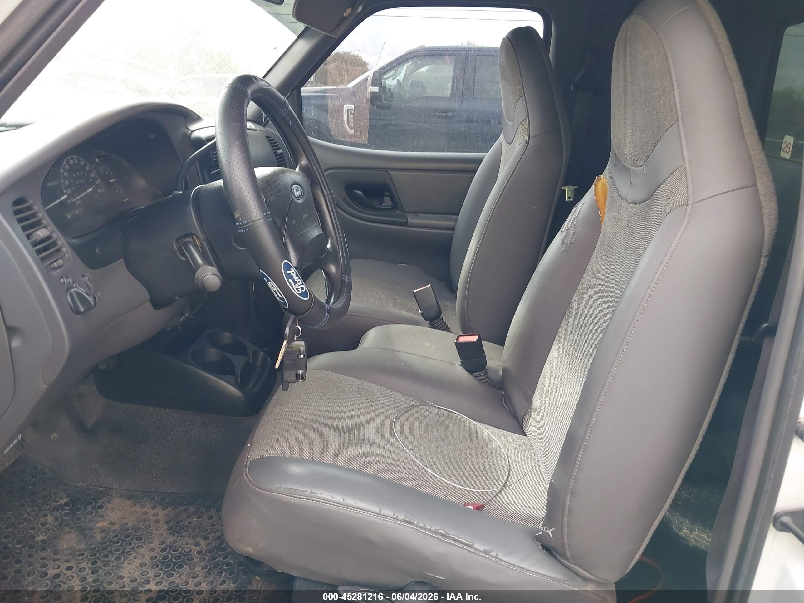 2001 Ford Ranger Edge/xl/xlt White vin: 1FTYR14V71PB19421