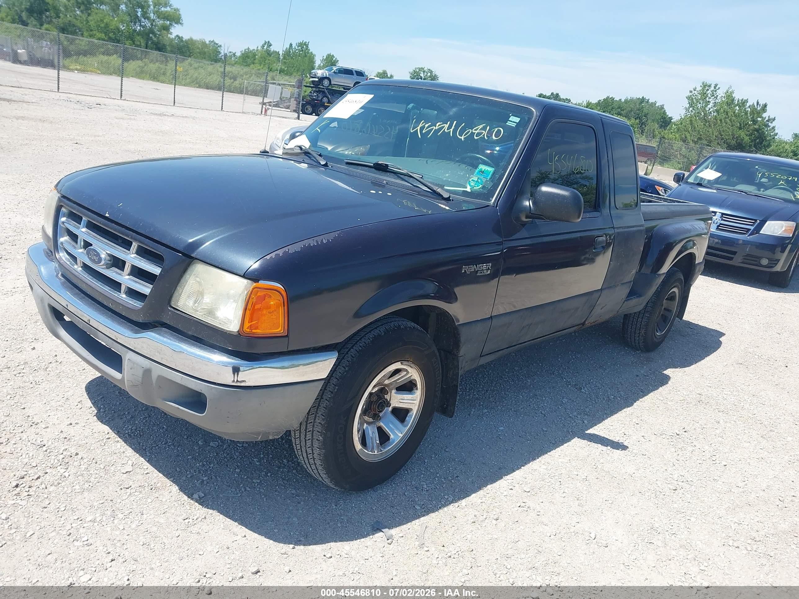 2001 Ford Ranger Edge/xl/xlt Black vin: 1FTYR14V71PB40530