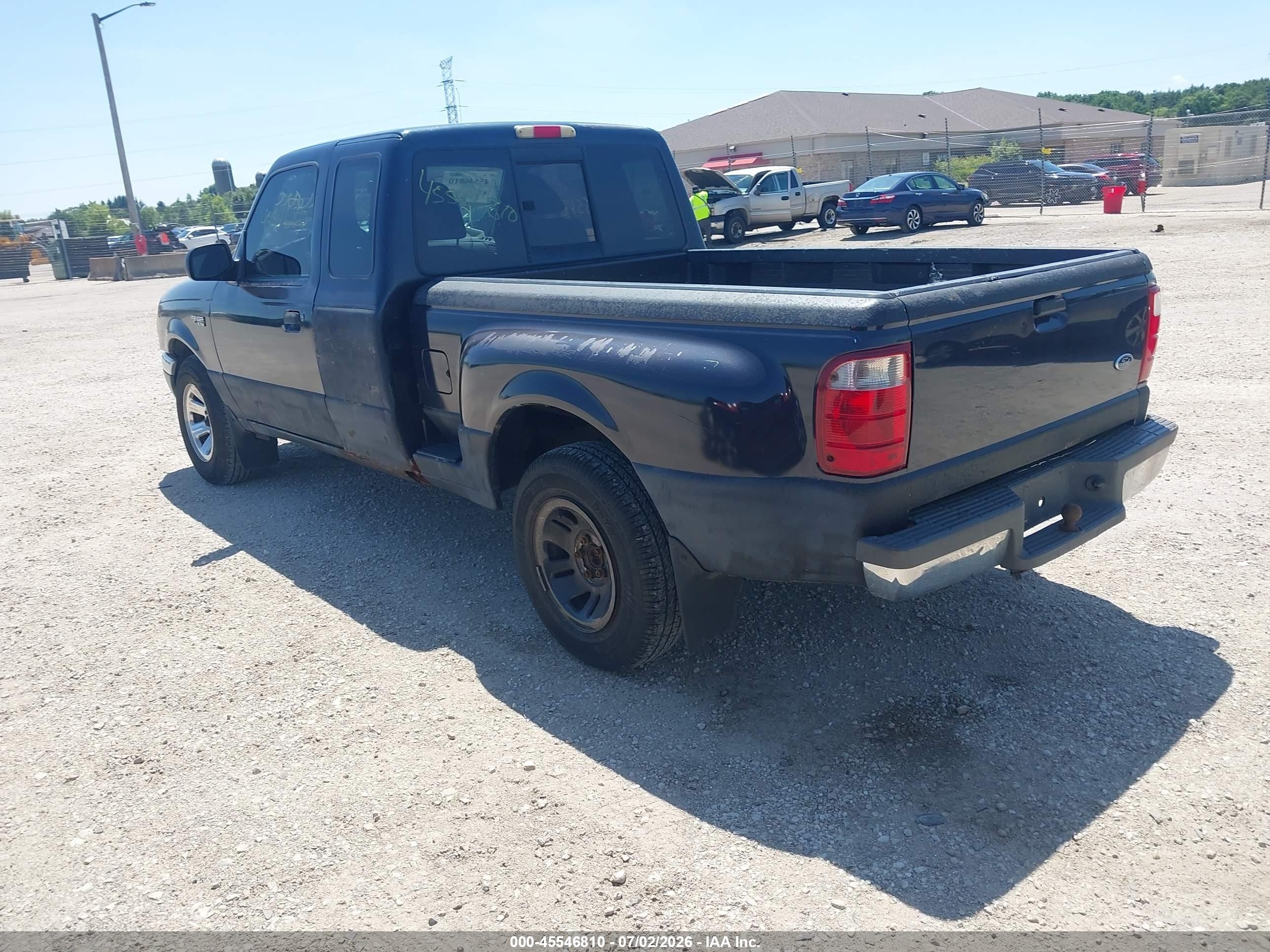 2001 Ford Ranger Edge/xl/xlt Black vin: 1FTYR14V71PB40530