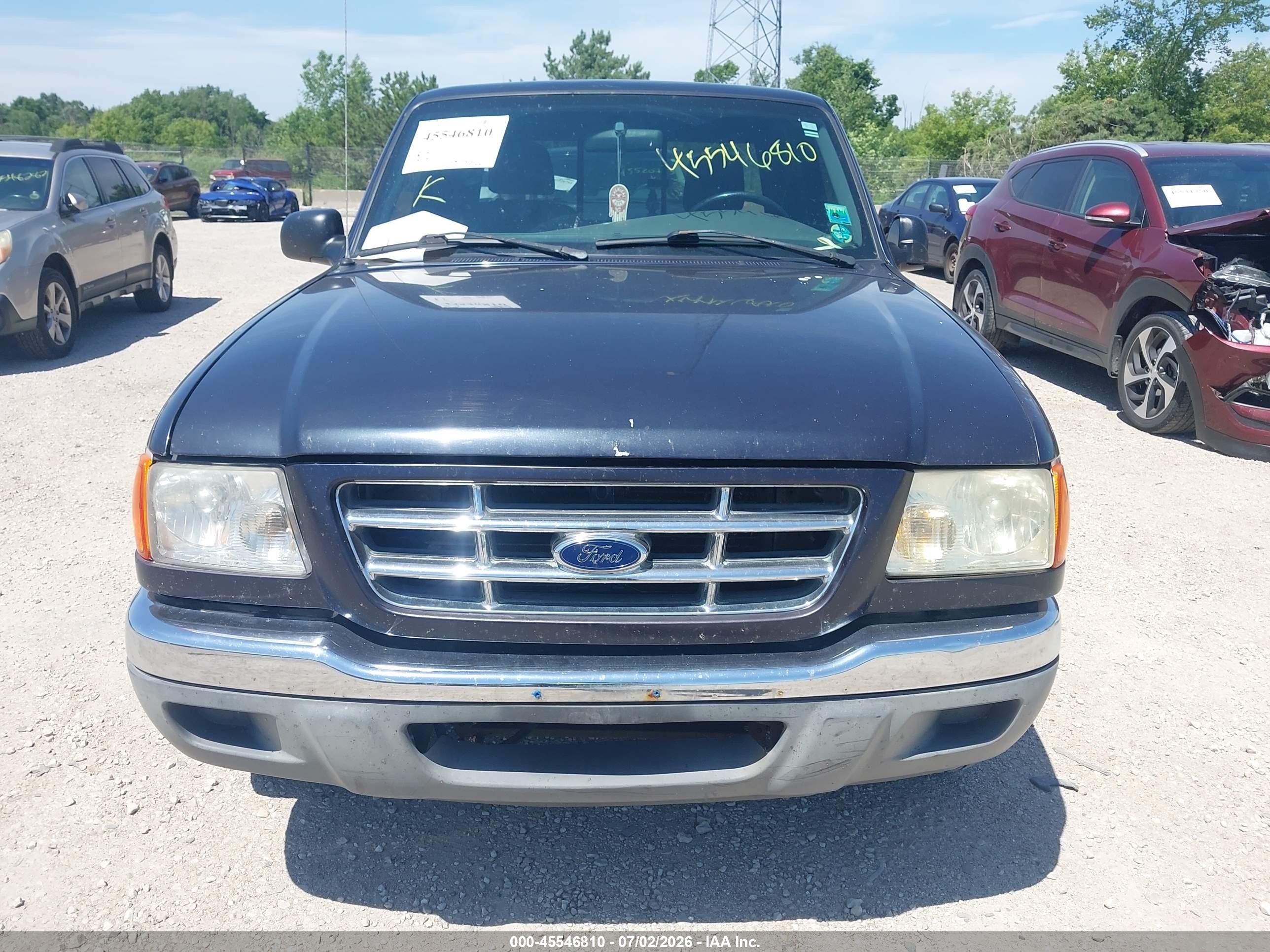 2001 Ford Ranger Edge/xl/xlt Black vin: 1FTYR14V71PB40530