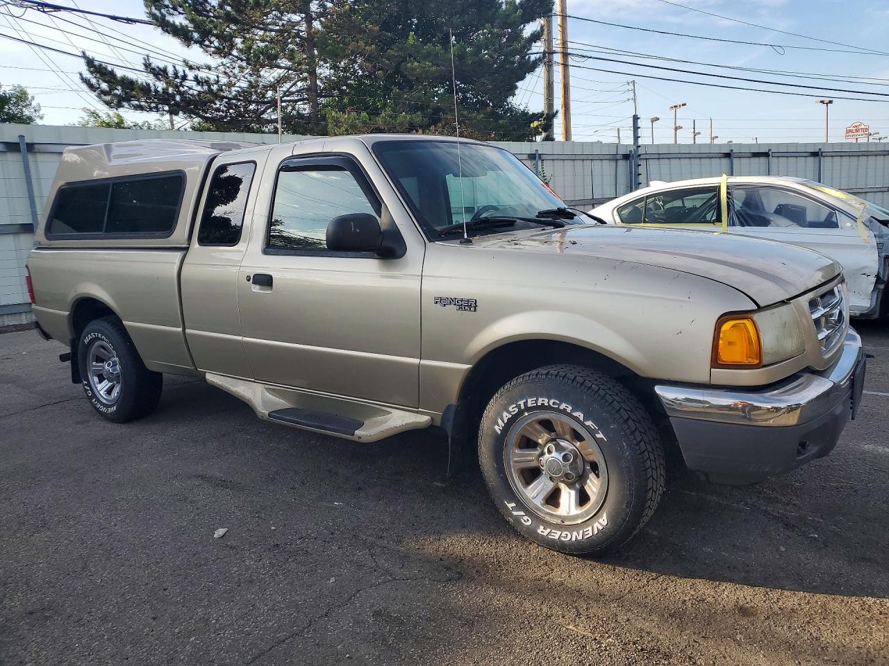 2002 Ford Ranger Super Cab Tan vin: 1FTYR14V72PB71892