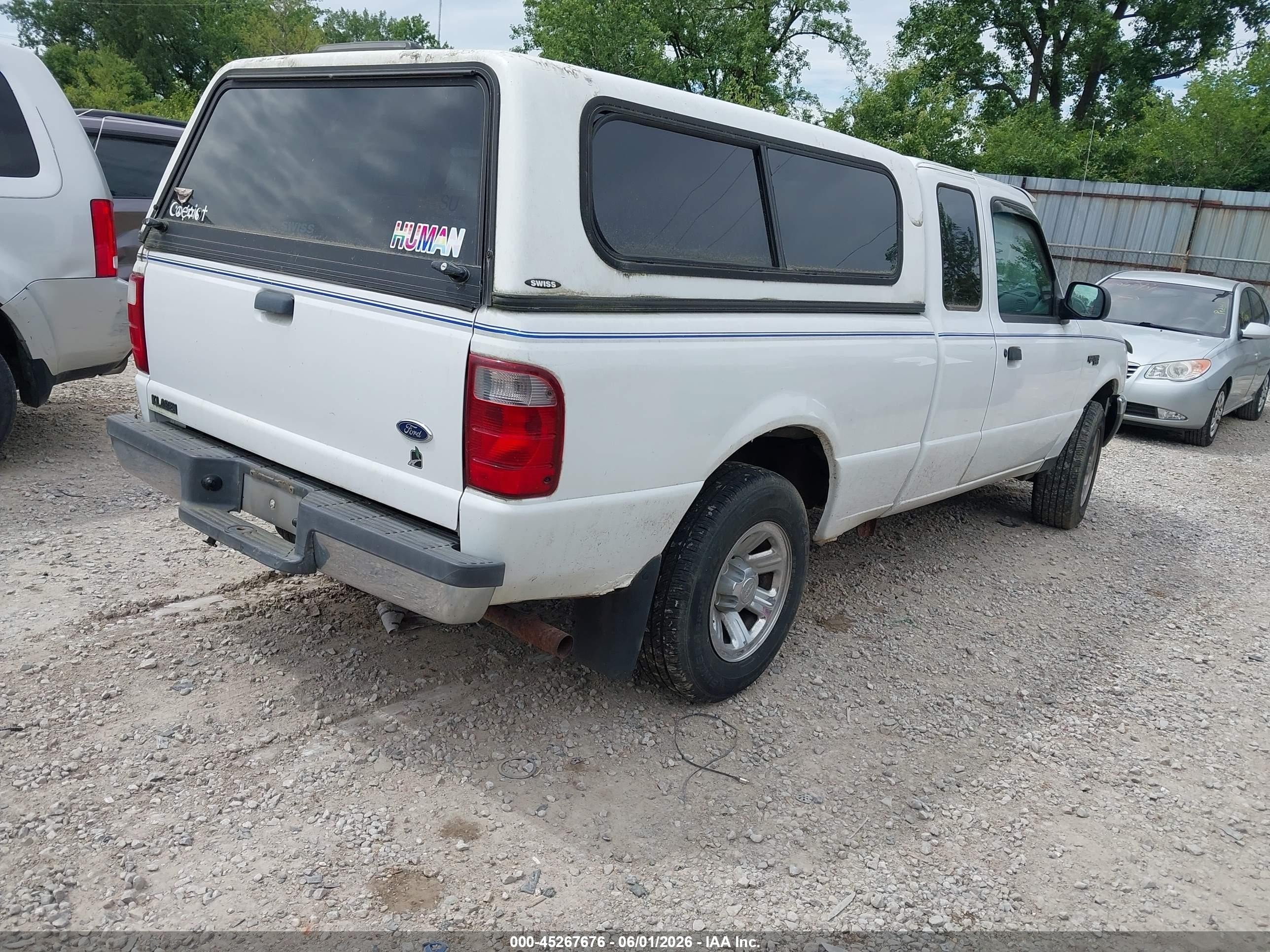 2003 Ford Ranger Edge/tremor/xl/xlt White vin: 1FTYR14V73PA96810