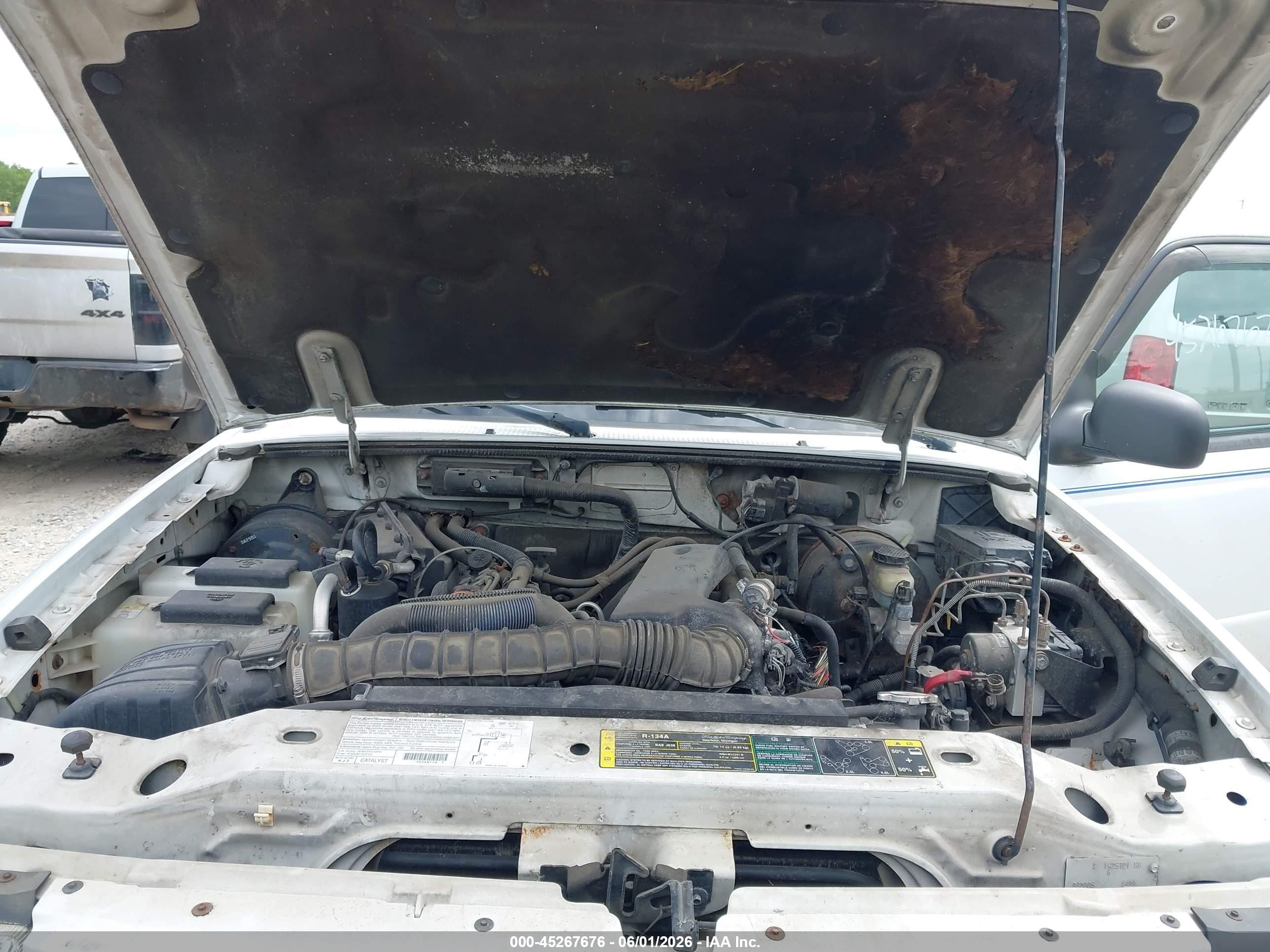 2003 Ford Ranger Edge/tremor/xl/xlt White vin: 1FTYR14V73PA96810