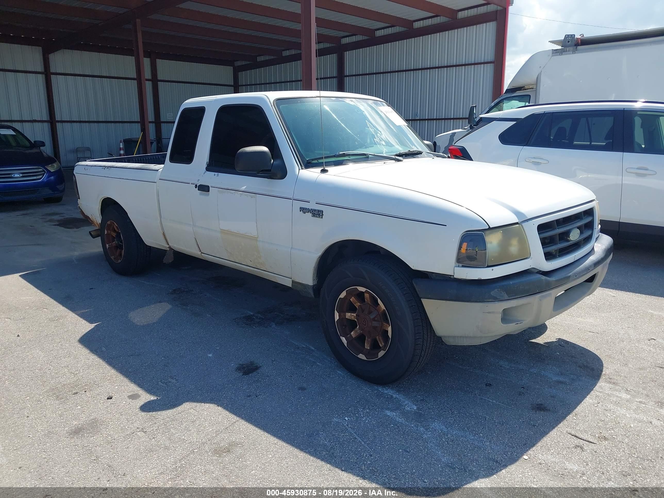 2003 Ford Ranger Edge/tremor/xl/xlt White vin: 1FTYR14V73PB19678