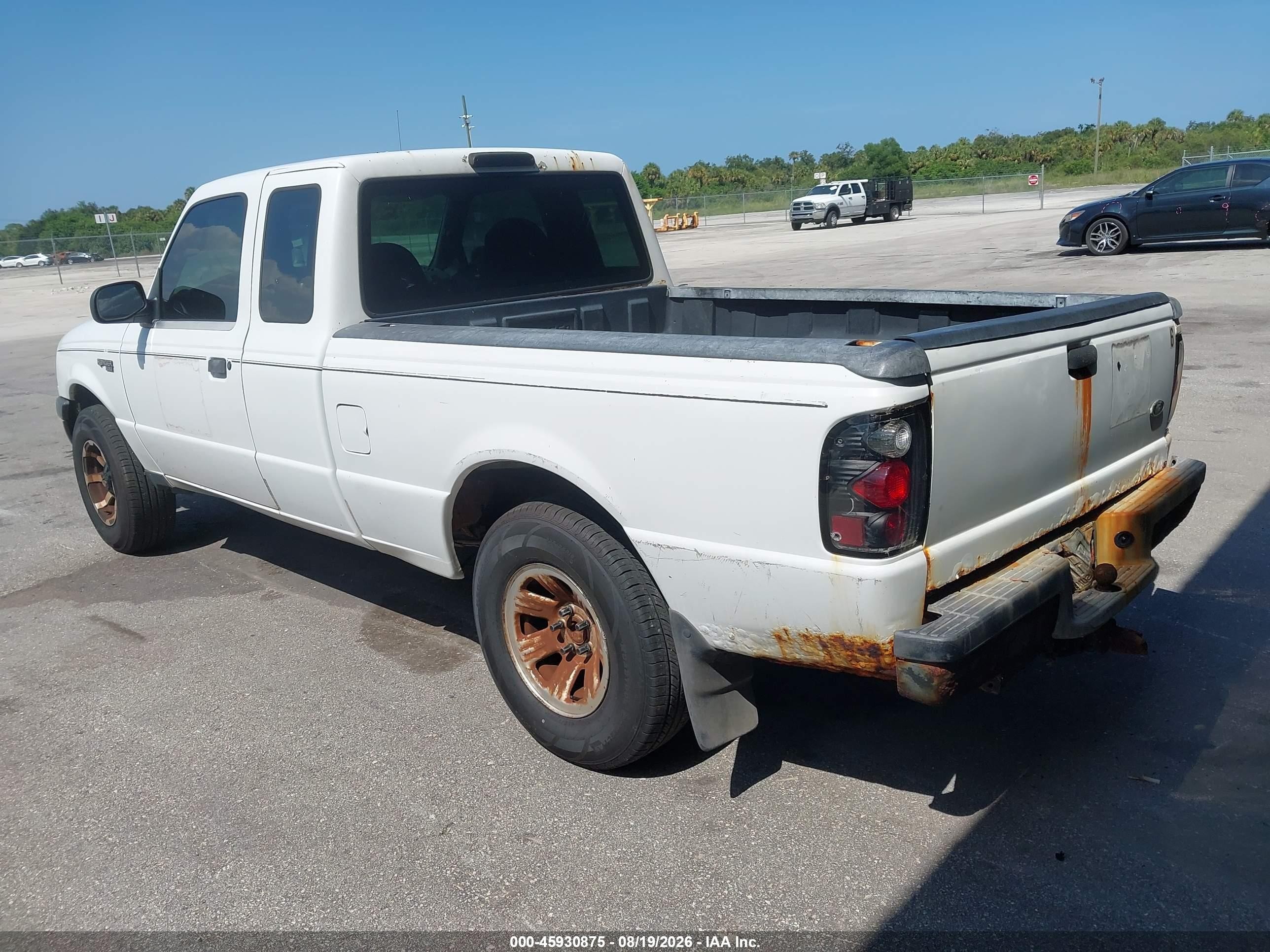 2003 Ford Ranger Edge/tremor/xl/xlt White vin: 1FTYR14V73PB19678