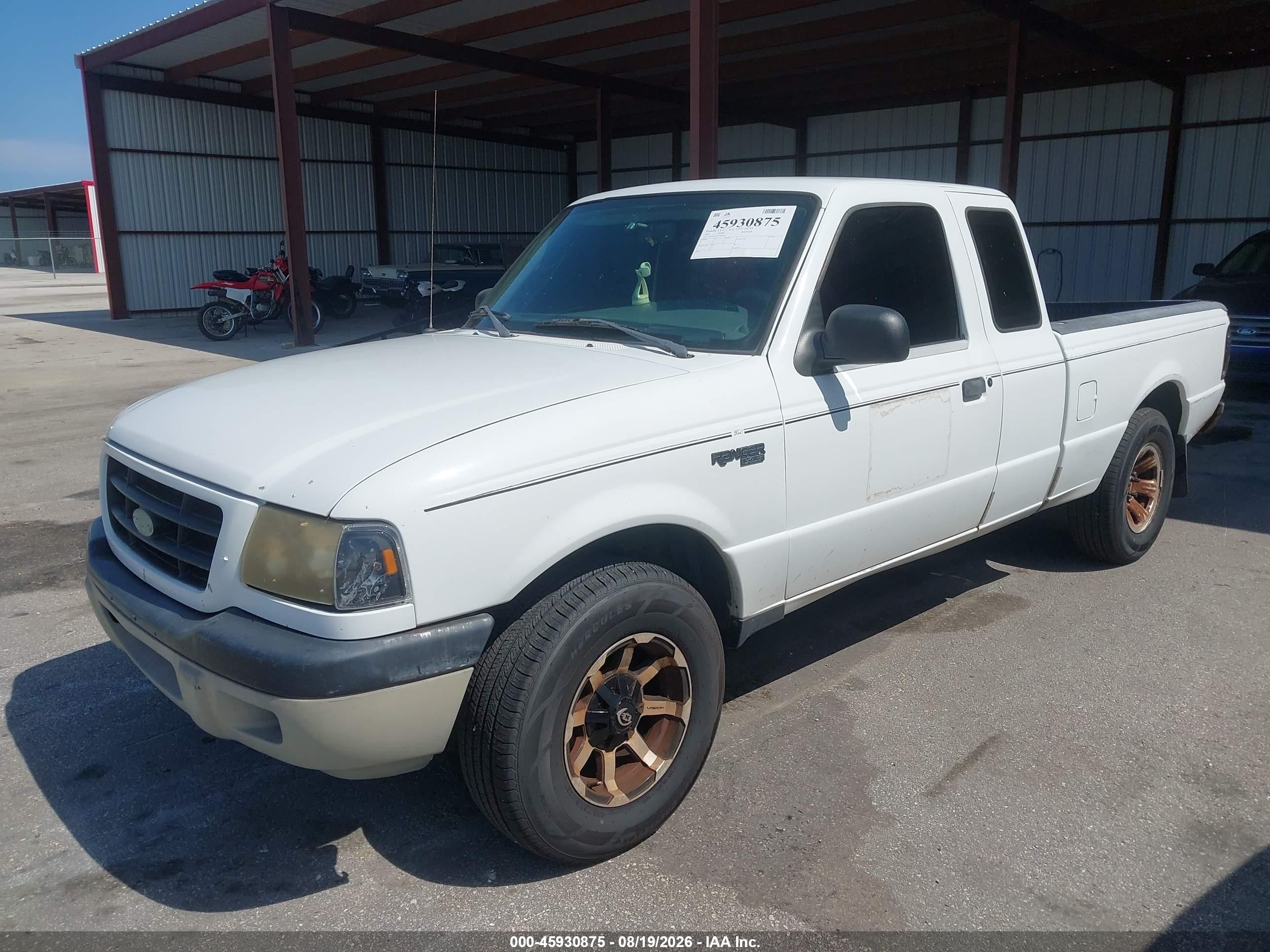 2003 Ford Ranger Edge/tremor/xl/xlt White vin: 1FTYR14V73PB19678