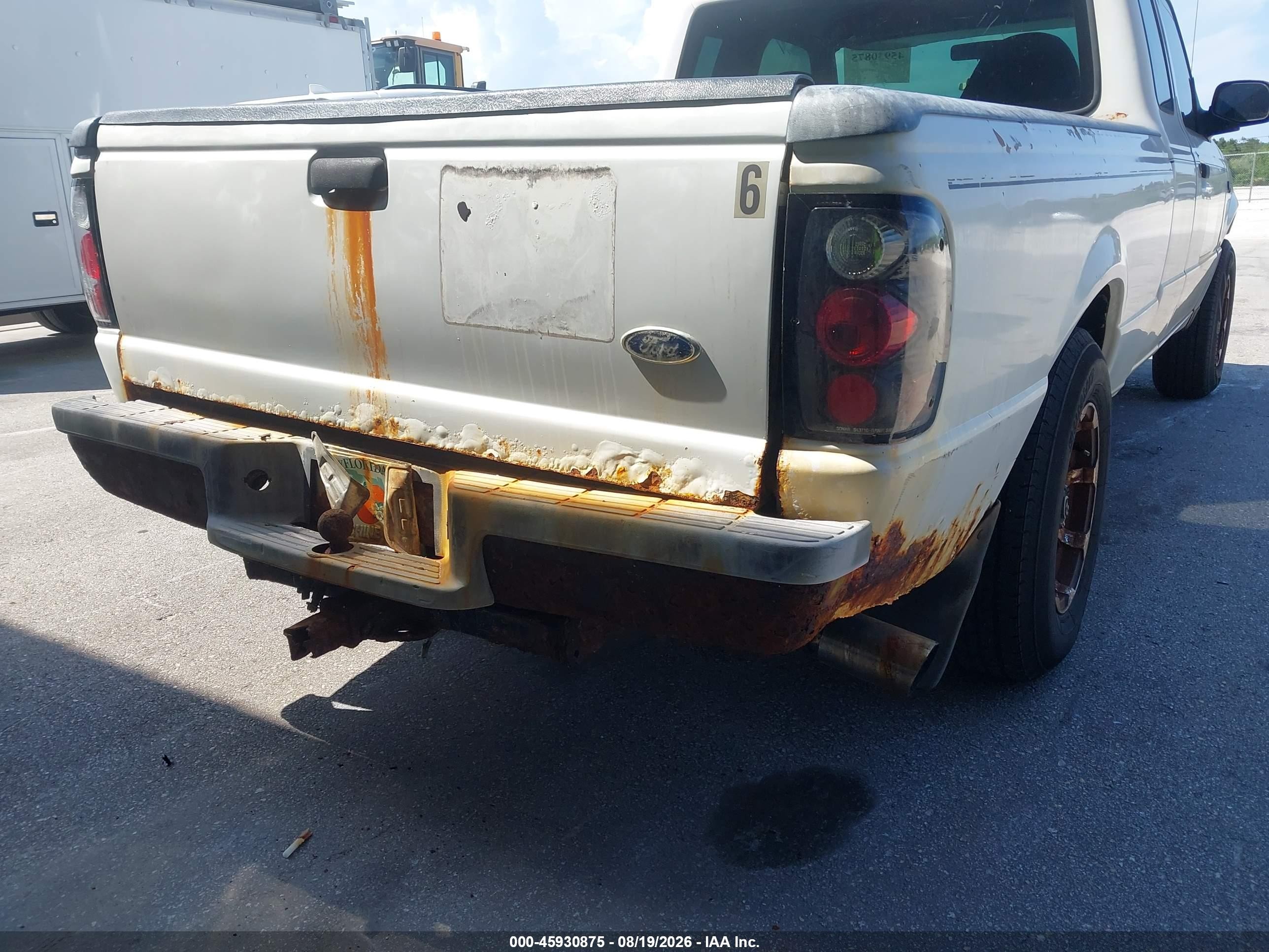 2003 Ford Ranger Edge/tremor/xl/xlt White vin: 1FTYR14V73PB19678