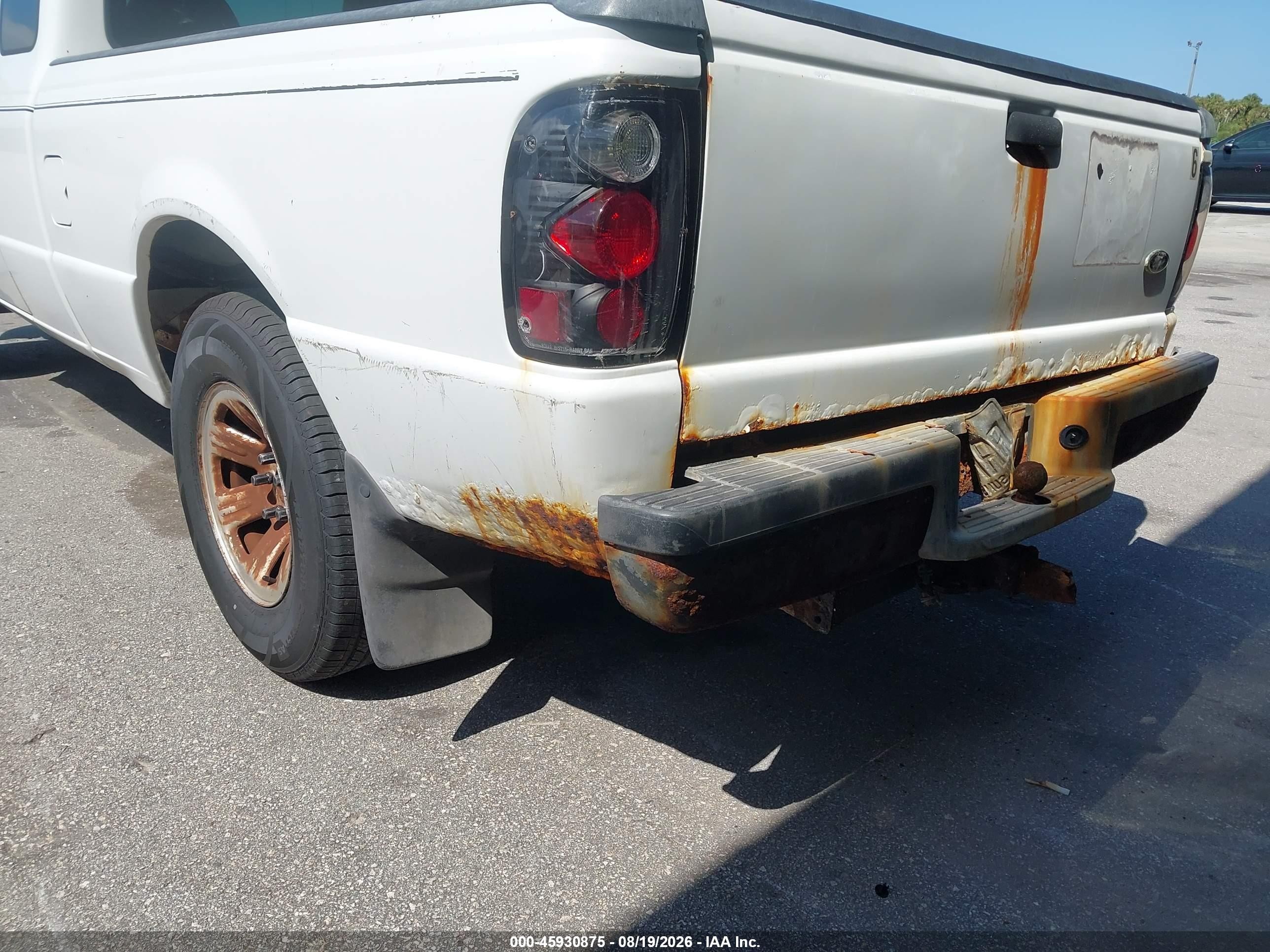 2003 Ford Ranger Edge/tremor/xl/xlt White vin: 1FTYR14V73PB19678
