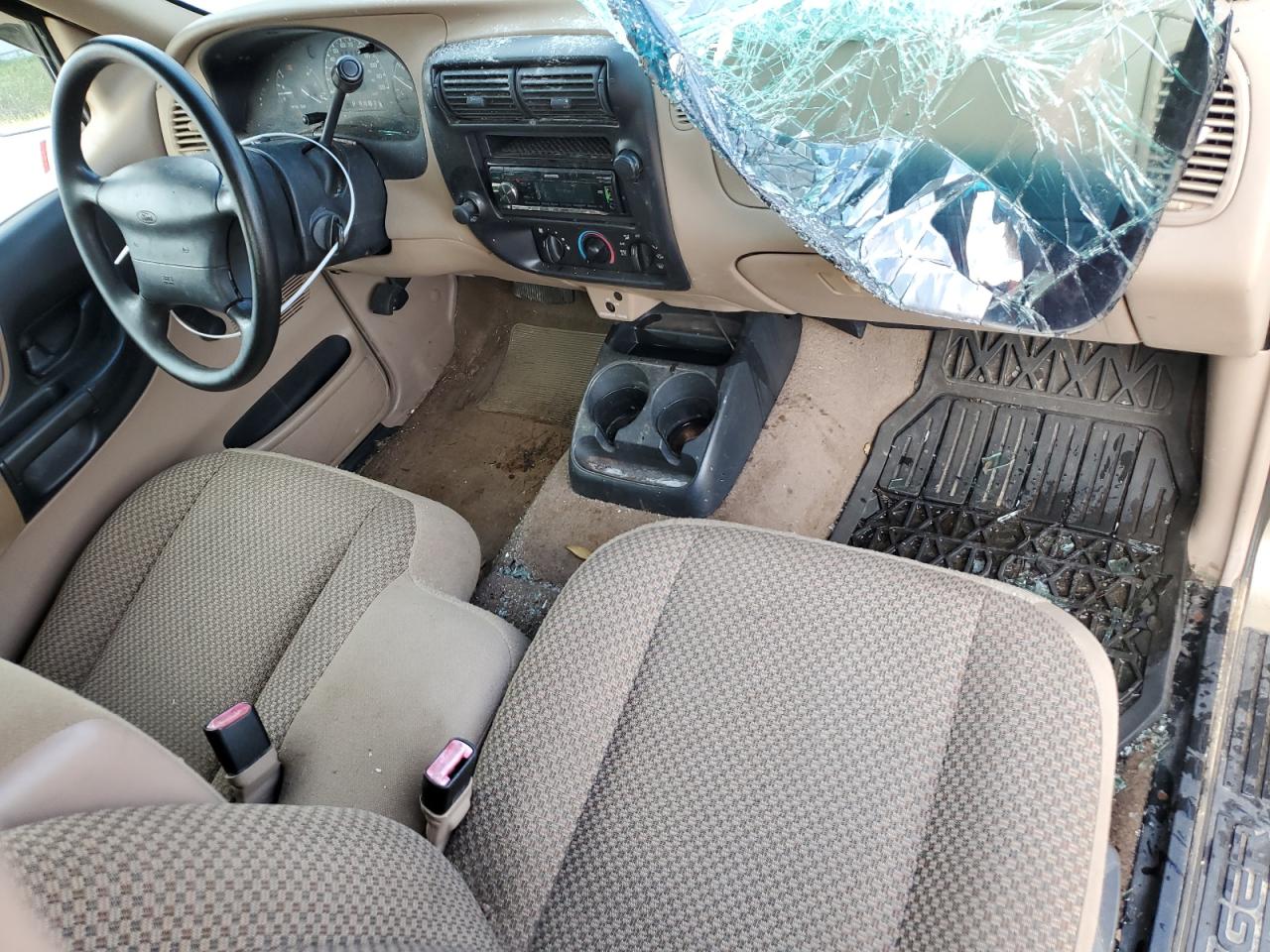 1999 Ford Ranger Super Cab Tan vin: 1FTYR14V7XPA20462