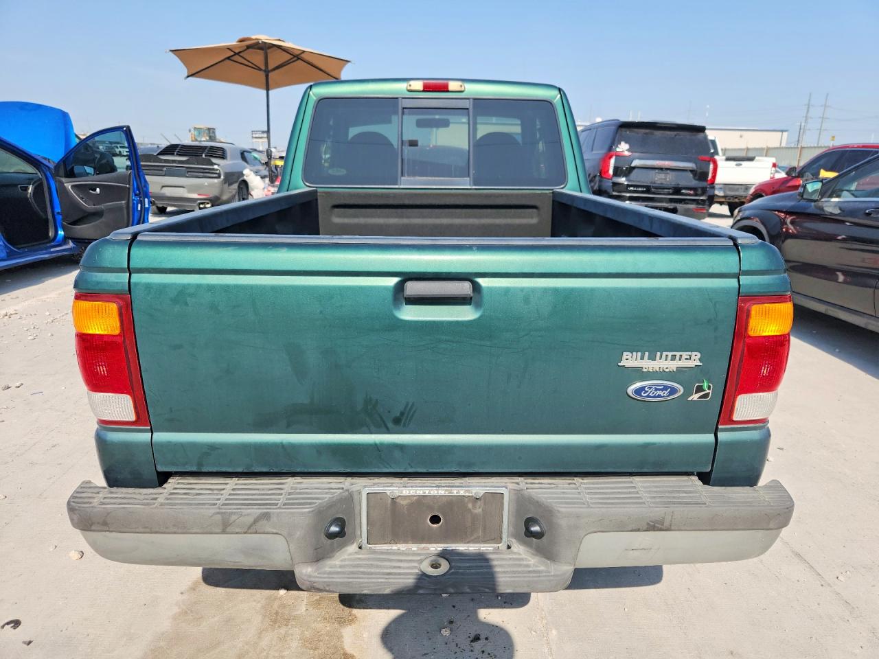 1999 Ford Ranger Super Cab Green vin: 1FTYR14V7XPB27902