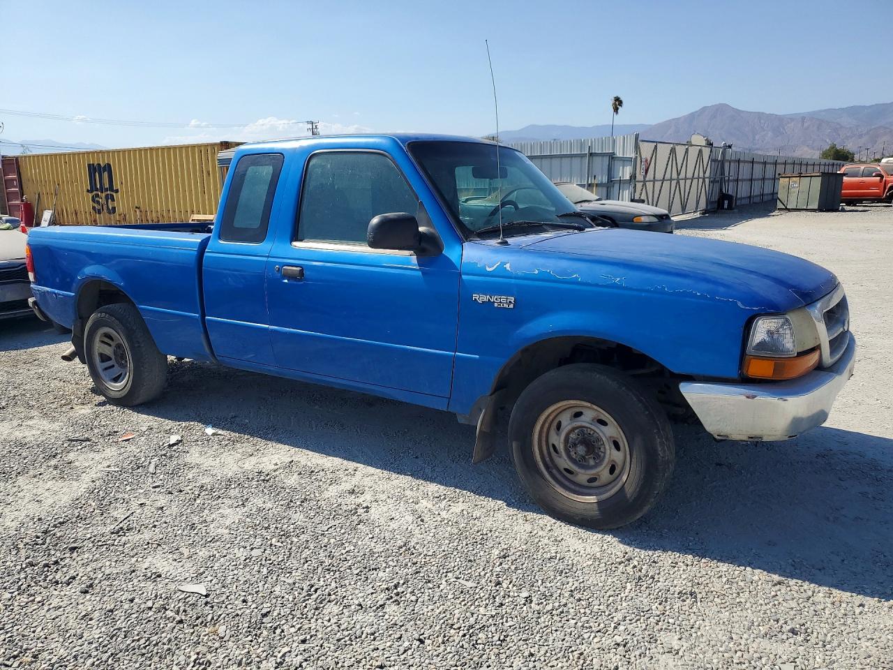 1999 Ford Ranger Super Cab Синий vin: 1FTYR14V7XTB01792