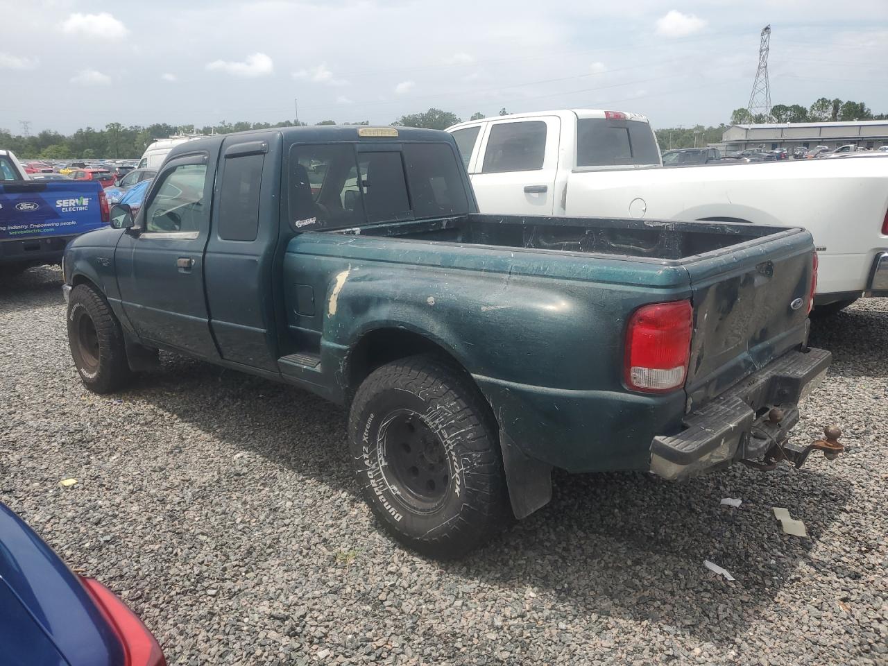 2000 Ford Ranger Super Cab Зеленый vin: 1FTYR14V7YPA53382