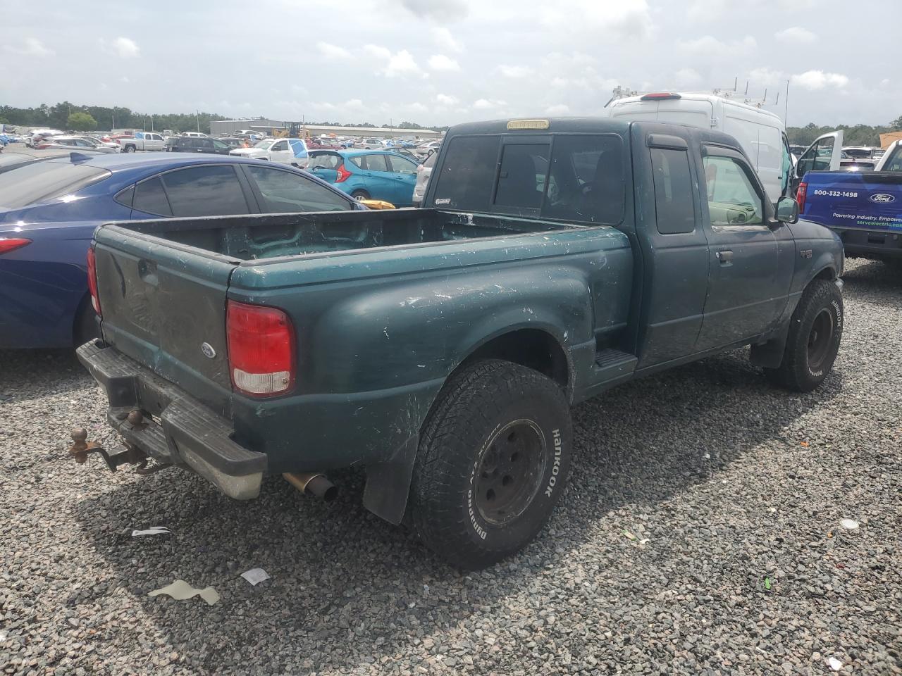 2000 Ford Ranger Super Cab Зеленый vin: 1FTYR14V7YPA53382