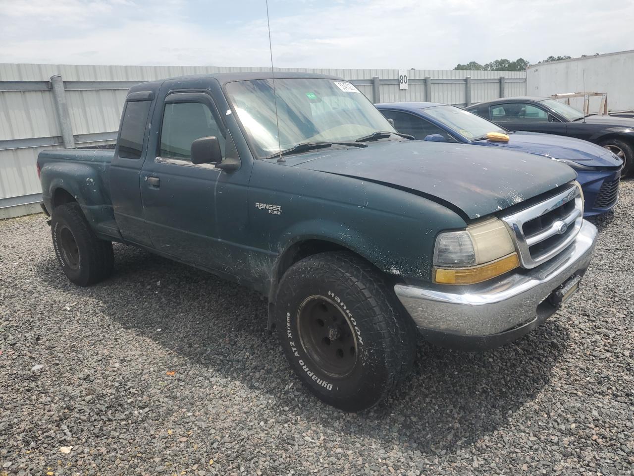 2000 Ford Ranger Super Cab Зеленый vin: 1FTYR14V7YPA53382