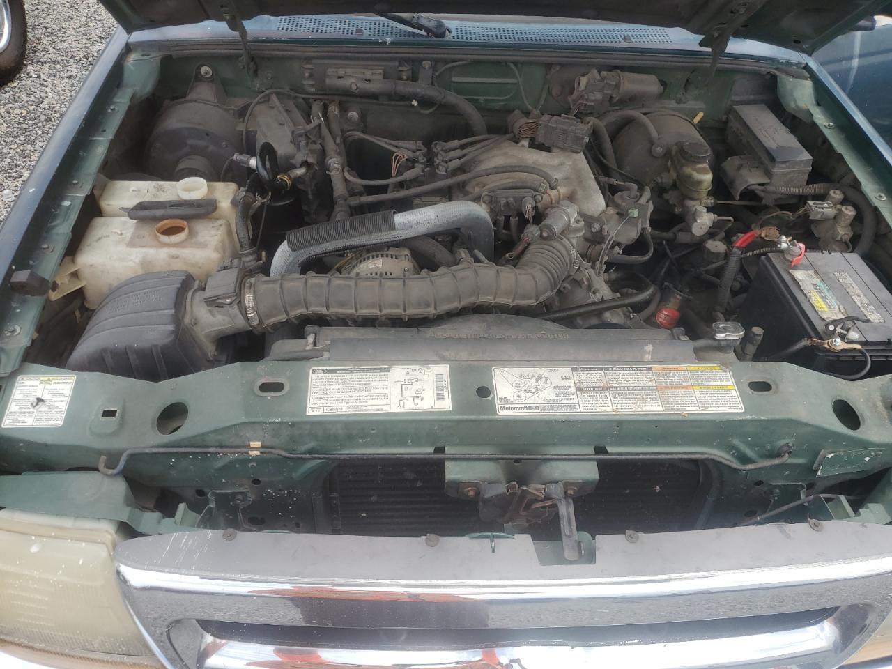 2000 Ford Ranger Super Cab Зеленый vin: 1FTYR14V7YPA53382