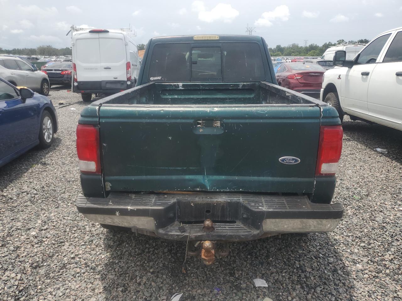 2000 Ford Ranger Super Cab Зеленый vin: 1FTYR14V7YPA53382