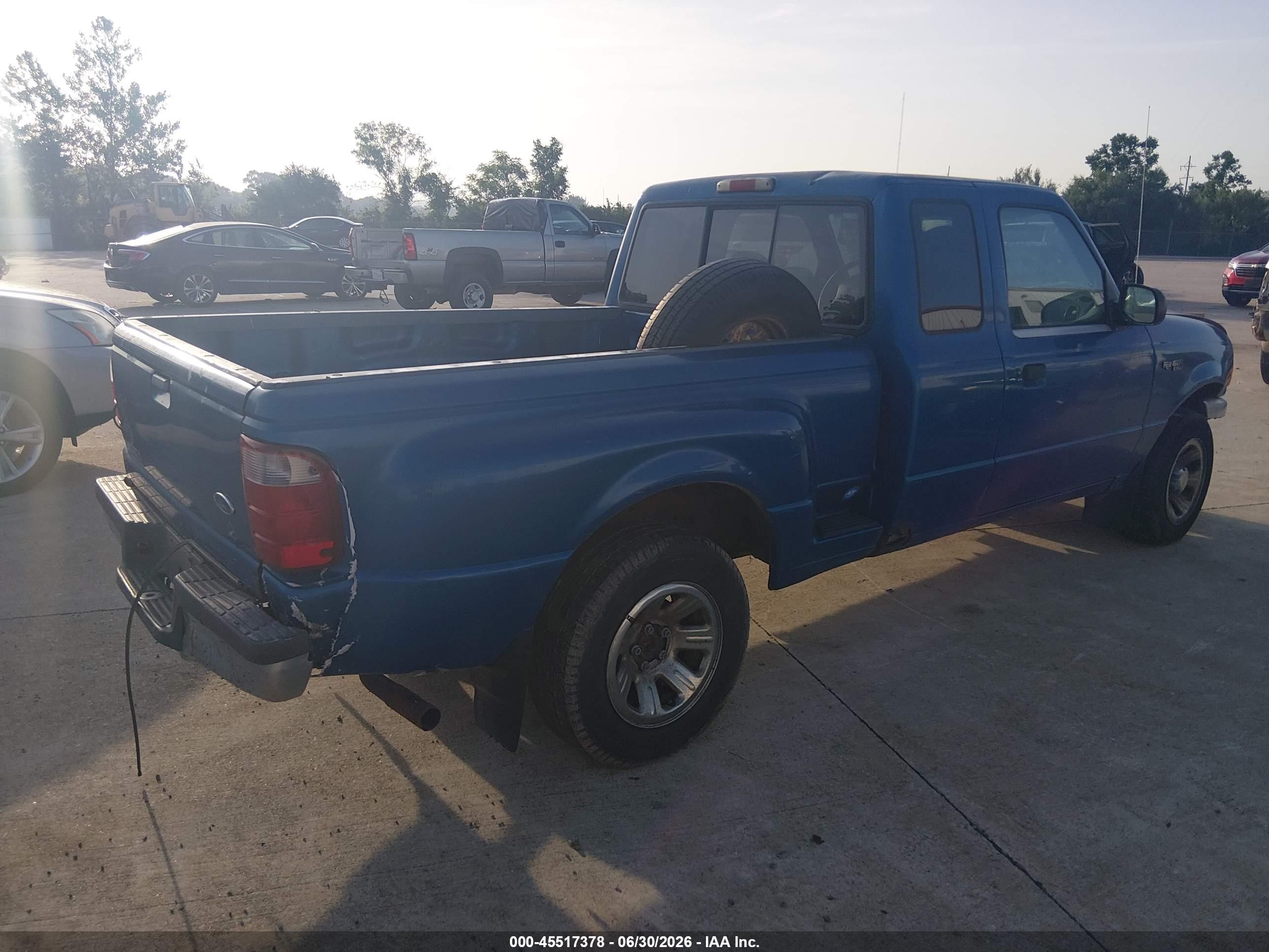 2001 Ford Ranger Edge/xl/xlt Blue vin: 1FTYR14V81PB02269
