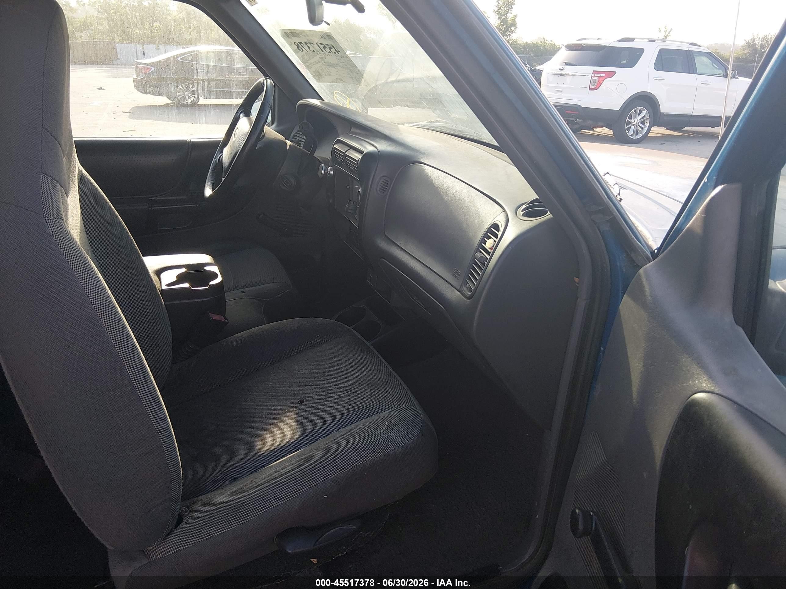 2001 Ford Ranger Edge/xl/xlt Blue vin: 1FTYR14V81PB02269