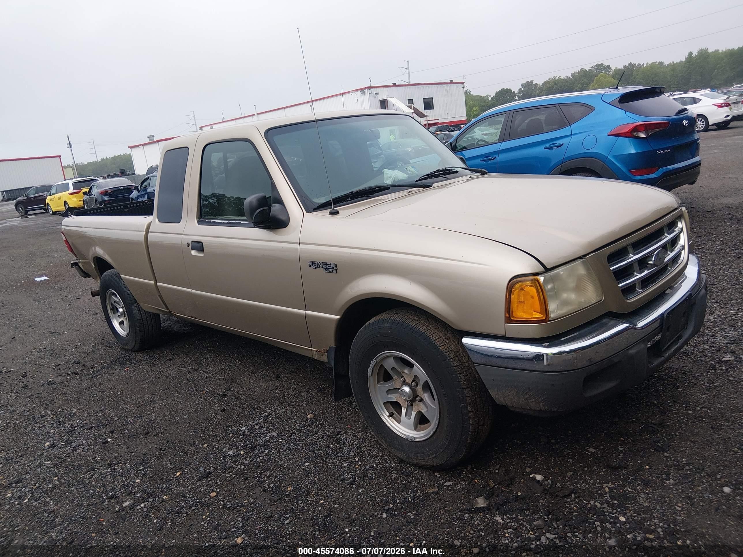 2001 Ford Ranger Edge/xl/xlt Gold vin: 1FTYR14V81PB31464