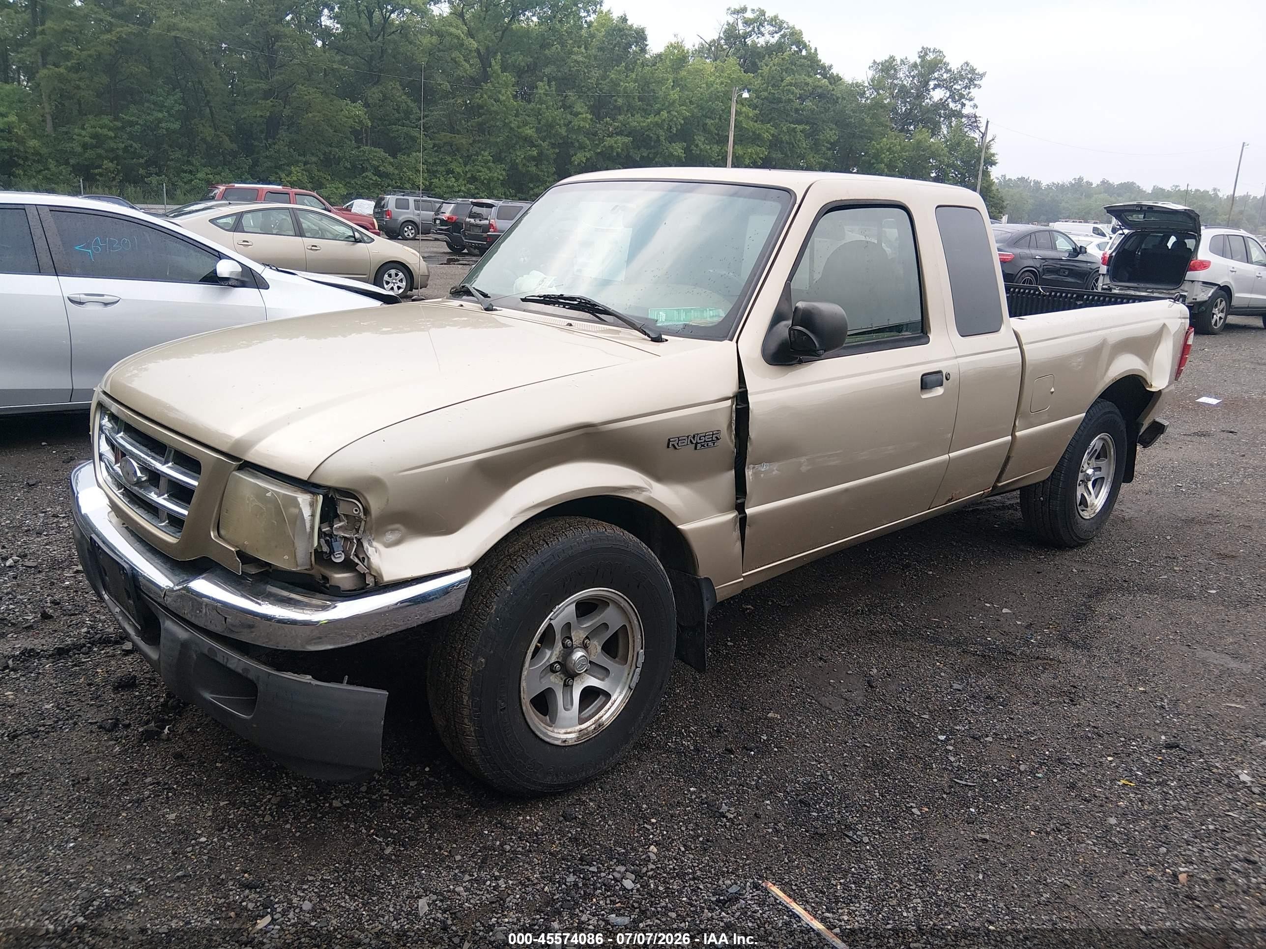2001 Ford Ranger Edge/xl/xlt Gold vin: 1FTYR14V81PB31464