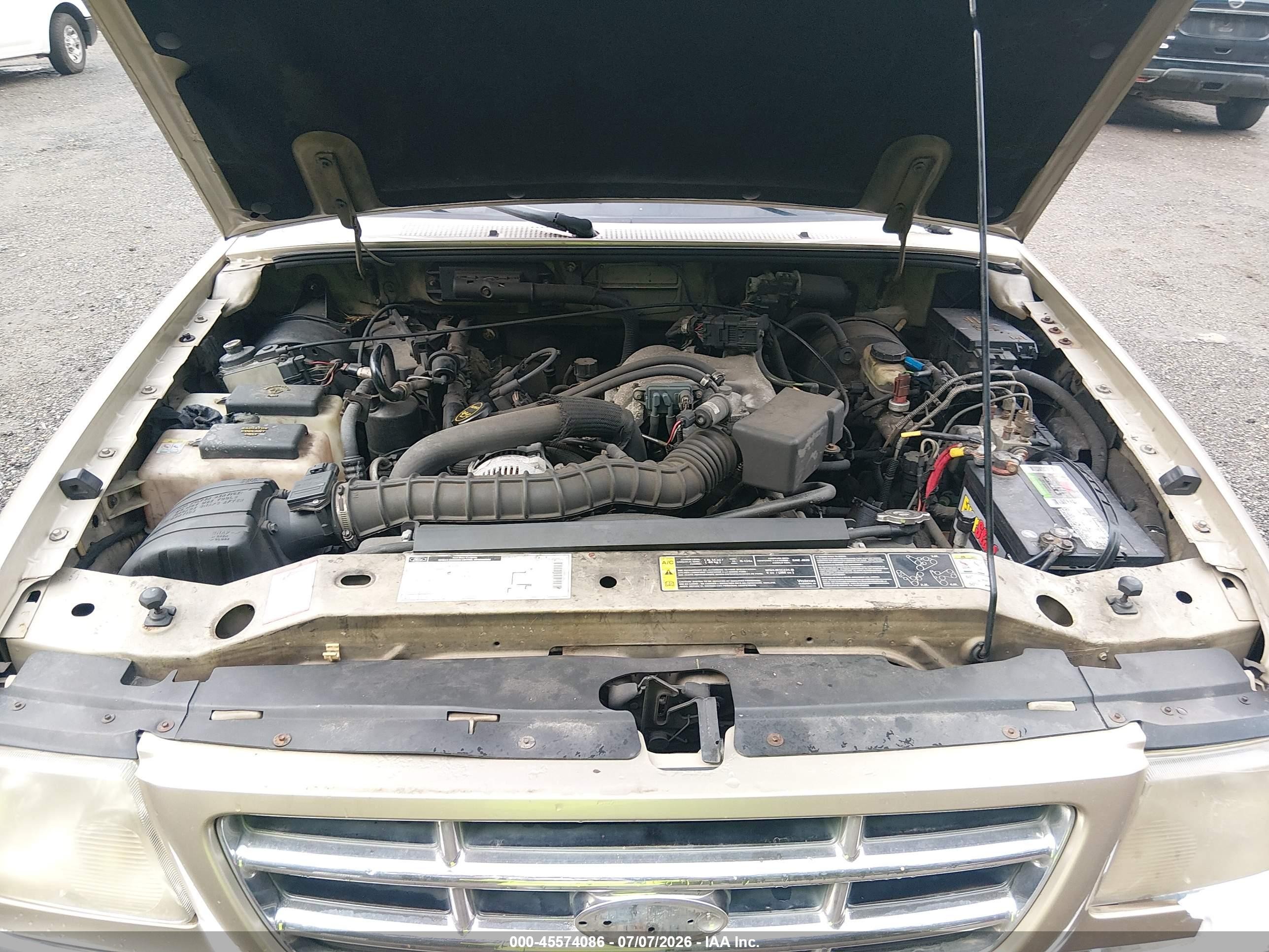 2001 Ford Ranger Edge/xl/xlt Gold vin: 1FTYR14V81PB31464