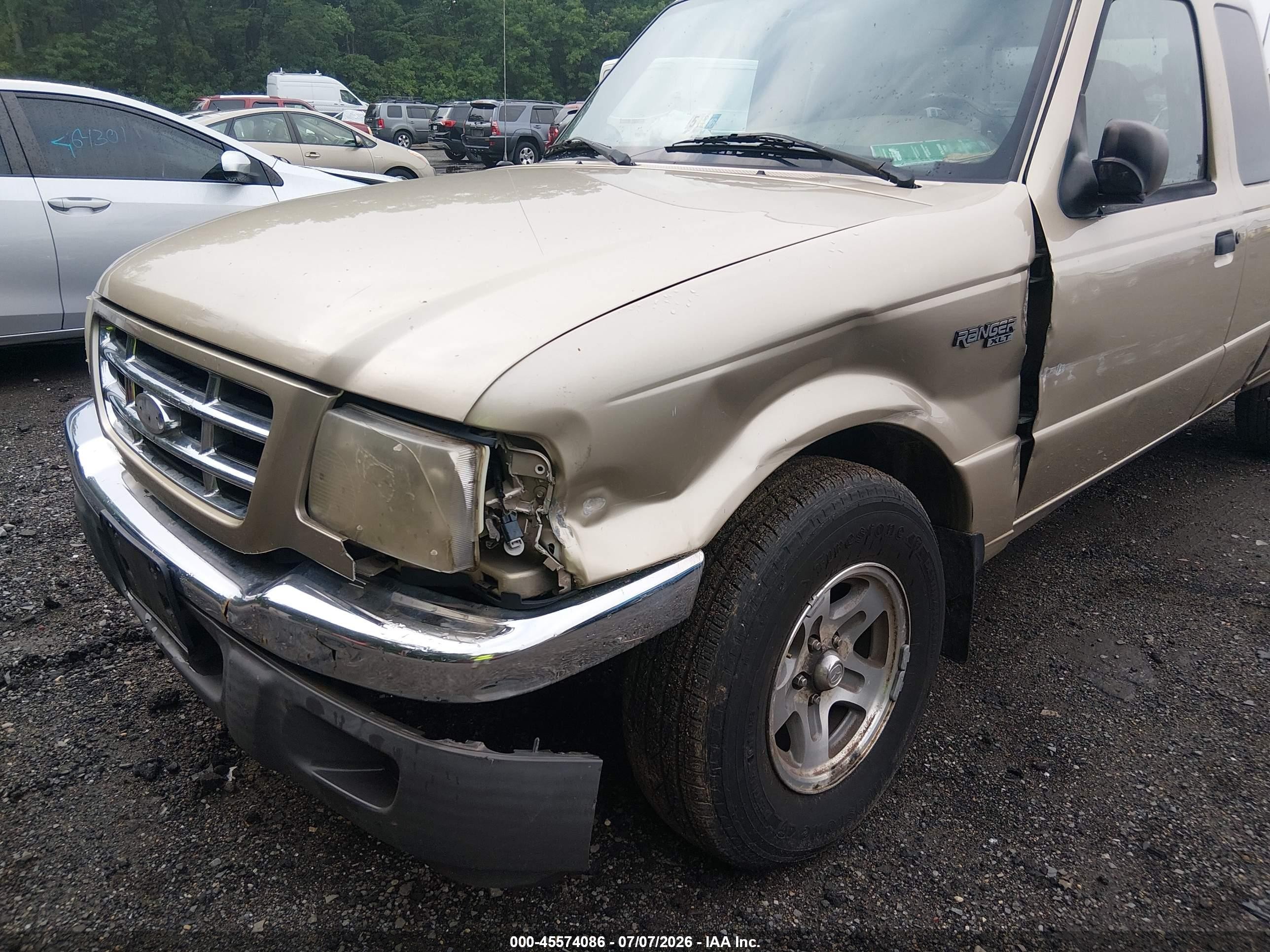 2001 Ford Ranger Edge/xl/xlt Gold vin: 1FTYR14V81PB31464