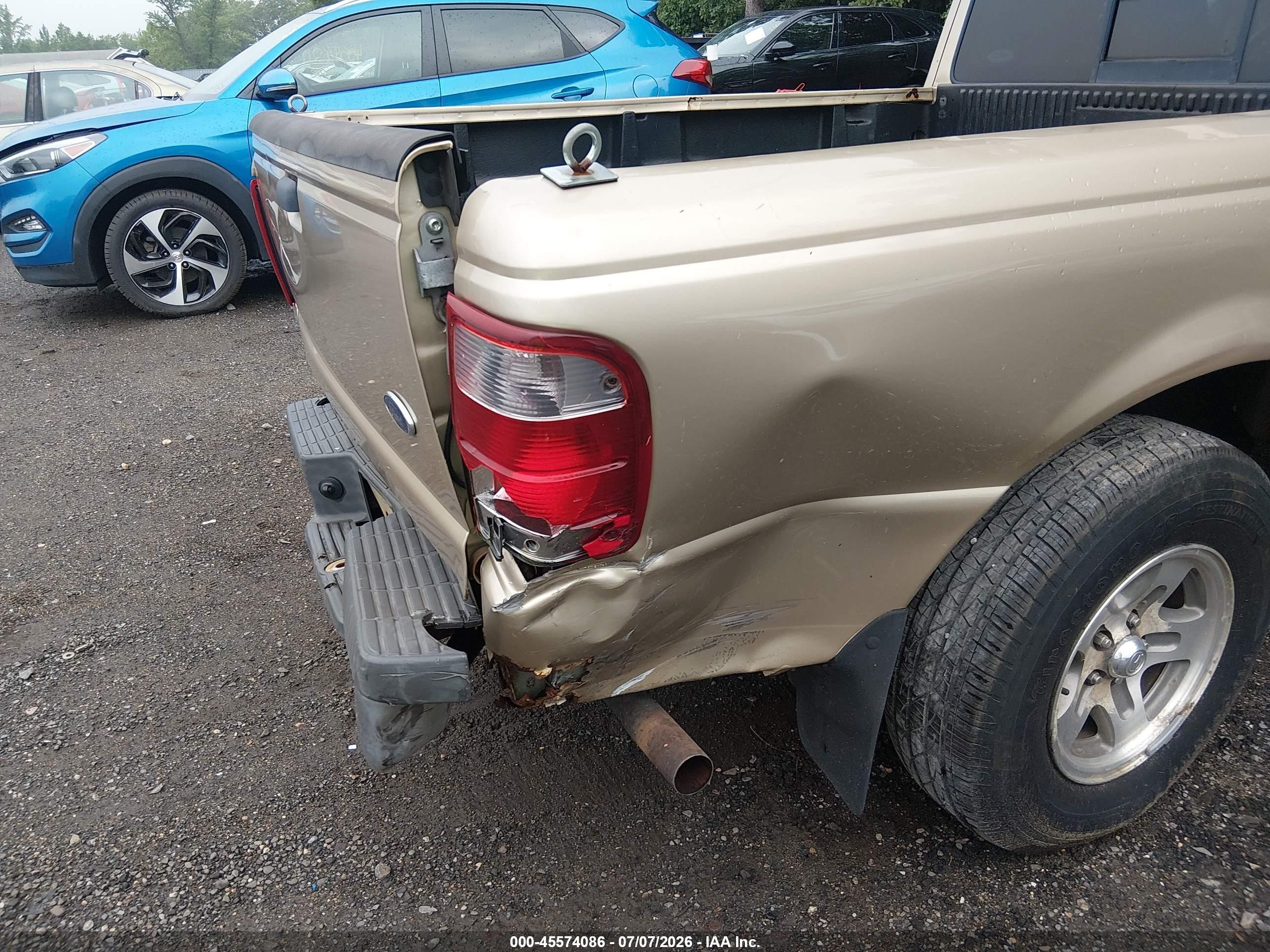 2001 Ford Ranger Edge/xl/xlt Gold vin: 1FTYR14V81PB31464