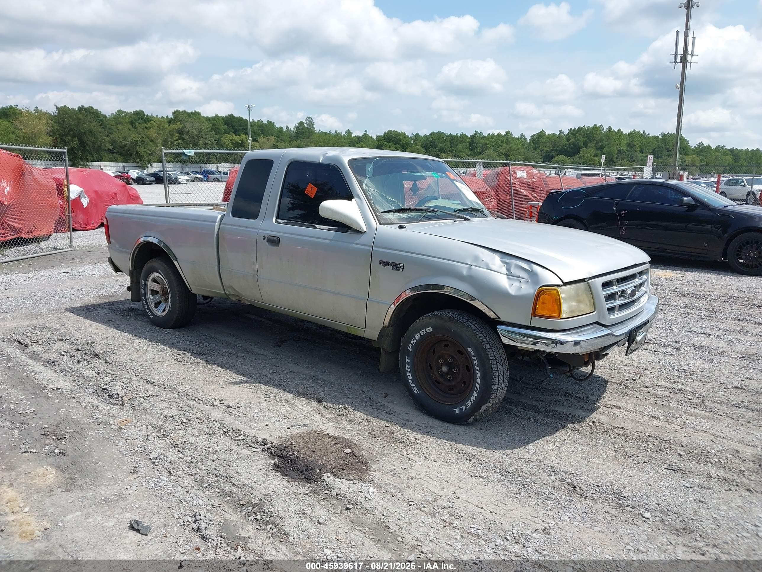2001 Ford Ranger Edge/xl/xlt Silver vin: 1FTYR14V81PB61869