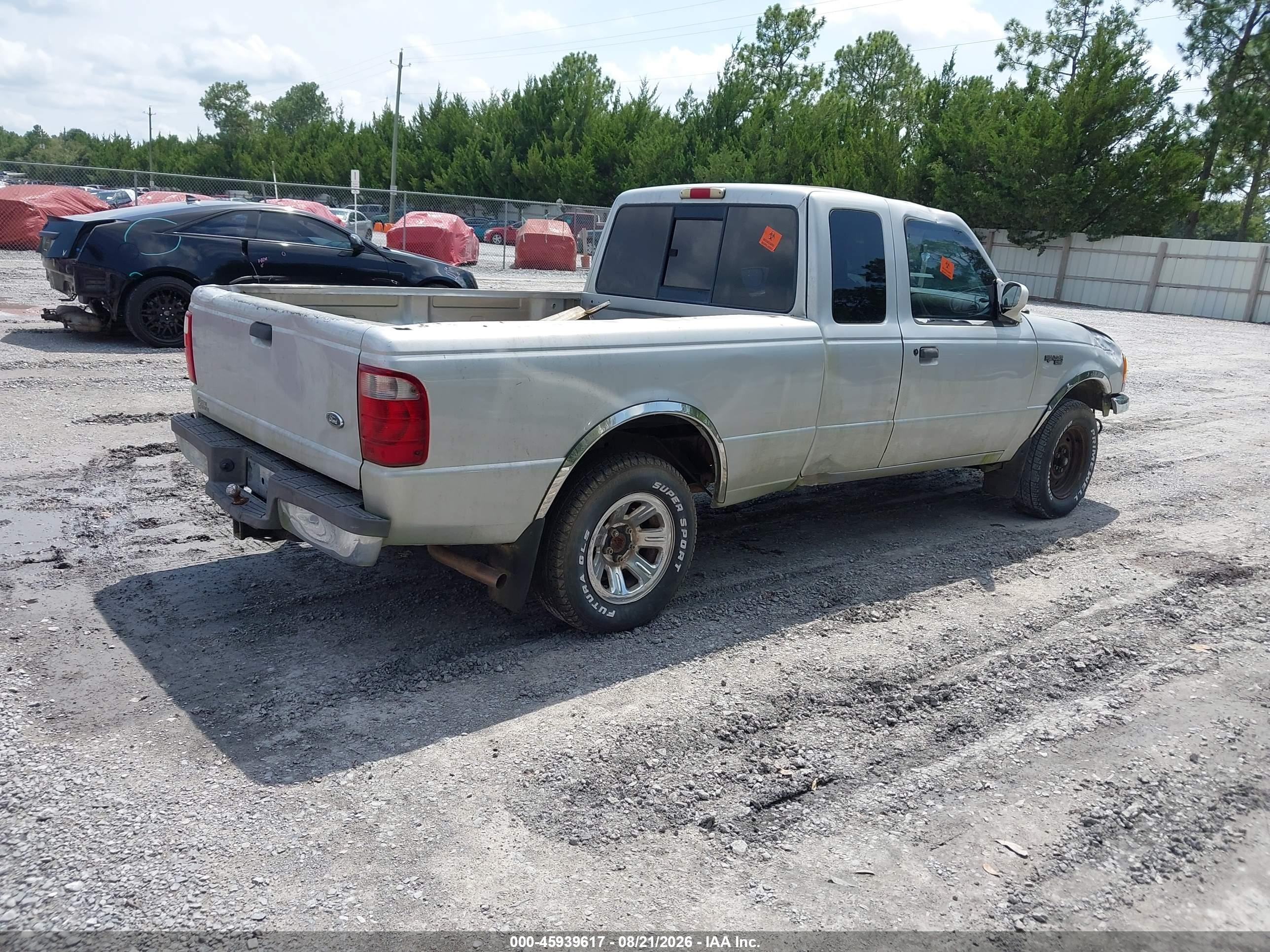2001 Ford Ranger Edge/xl/xlt Silver vin: 1FTYR14V81PB61869