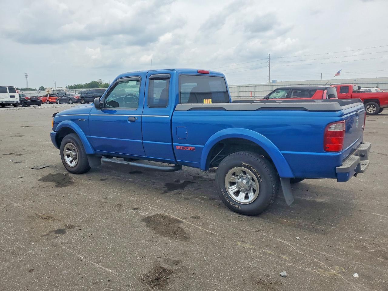 2001 Ford Ranger Super Cab Blue vin: 1FTYR14V81TA95847