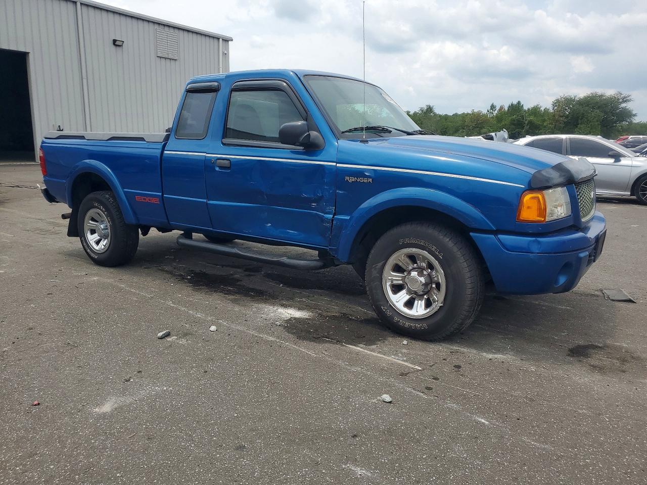2001 Ford Ranger Super Cab Blue vin: 1FTYR14V81TA95847